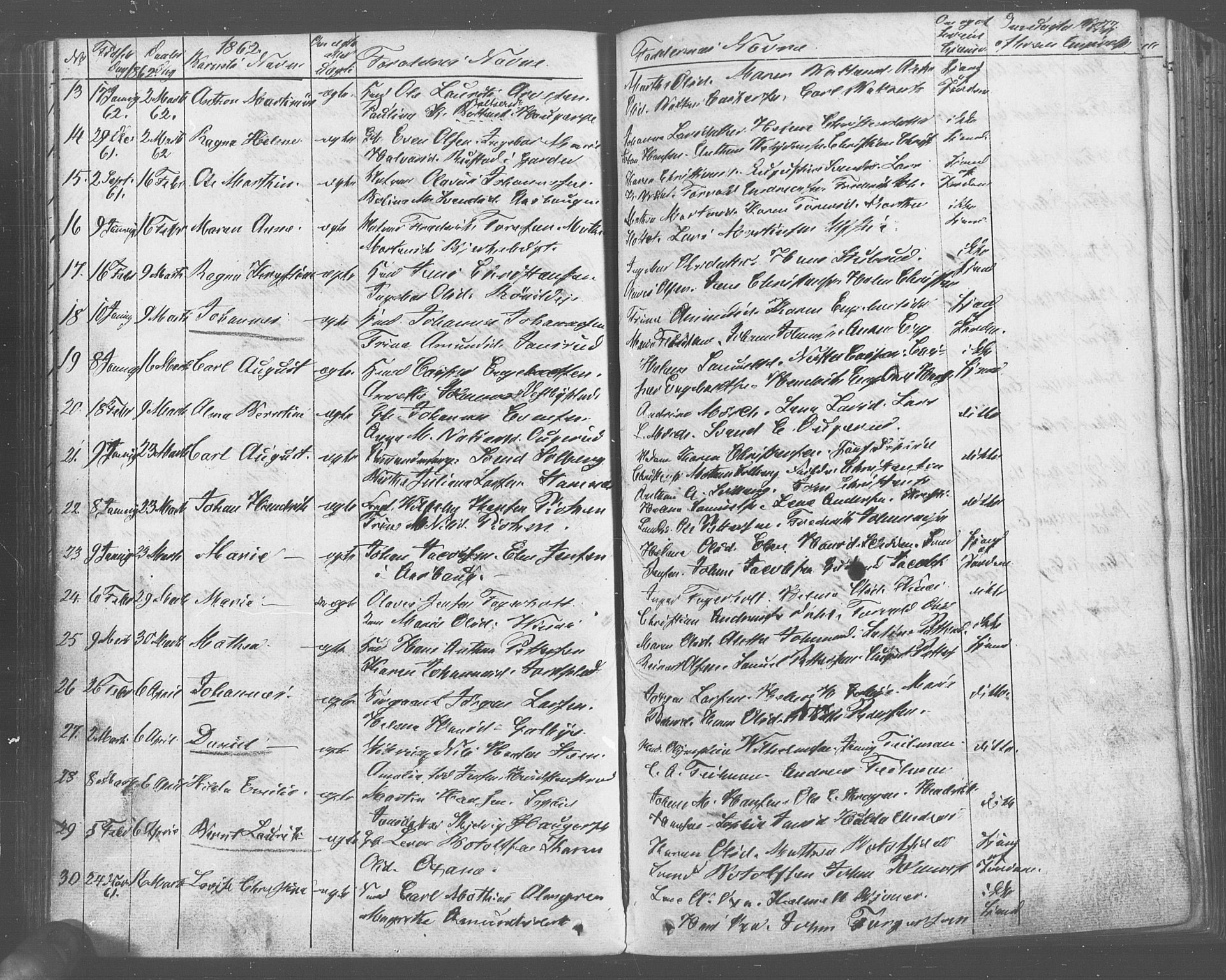 Vestby prestekontor Kirkebøker, SAO/A-10893/F/Fa/L0007: Parish register (official) no. I 7, 1850-1862, p. 77