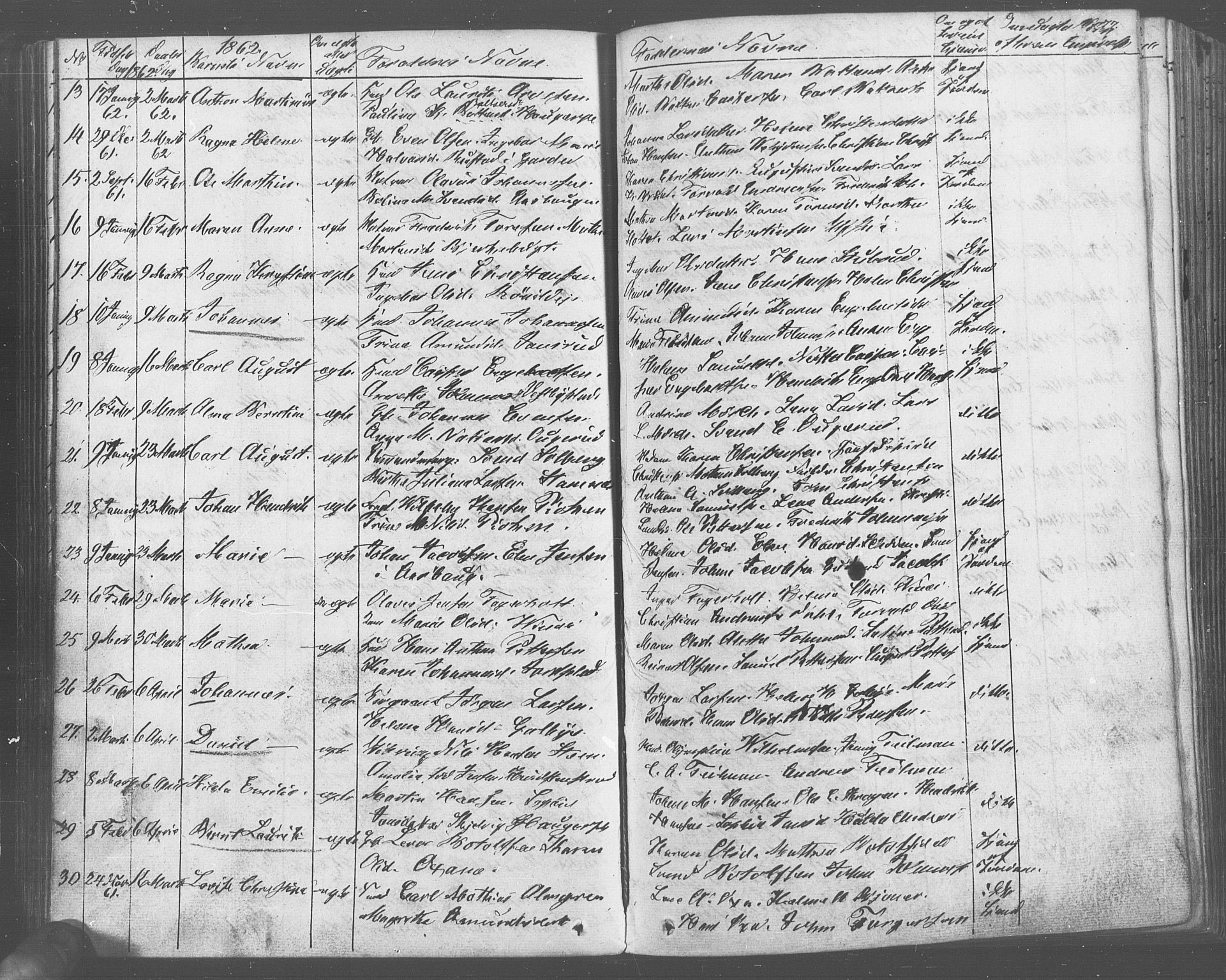 Vestby prestekontor Kirkebøker, AV/SAO-A-10893/F/Fa/L0007: Parish register (official) no. I 7, 1850-1862, p. 77