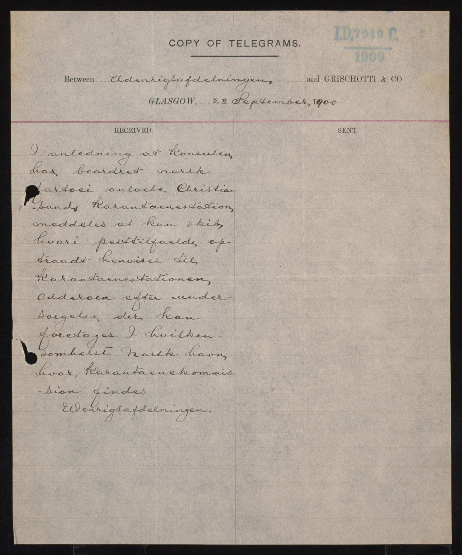 Utenriksdepartementet, AV/RA-S-2259, 1872-1932, p. 121