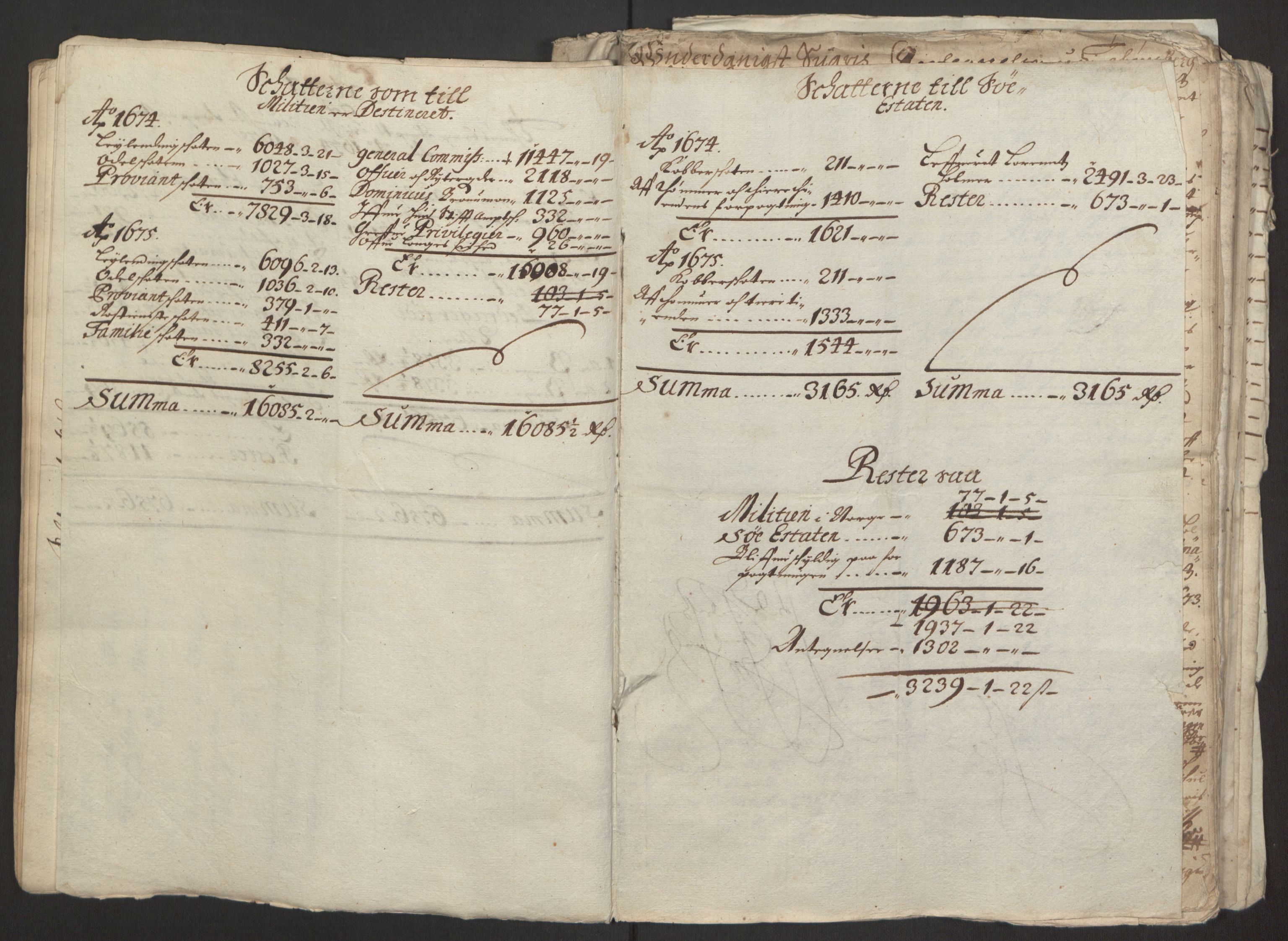 Rentekammeret inntil 1814, Reviderte regnskaper, Fogderegnskap, RA/EA-4092/R32/L1843: Fogderegnskap Jarlsberg grevskap, 1674-1675, p. 26