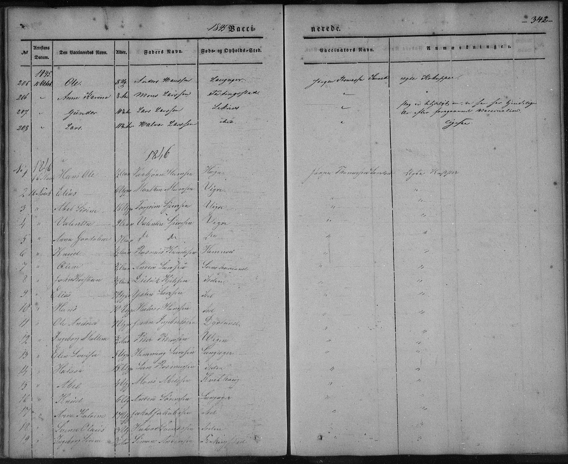 Skudenes sokneprestkontor, AV/SAST-A -101849/H/Ha/Haa/L0003: Parish register (official) no. A 2.2, 1841-1846, p. 342