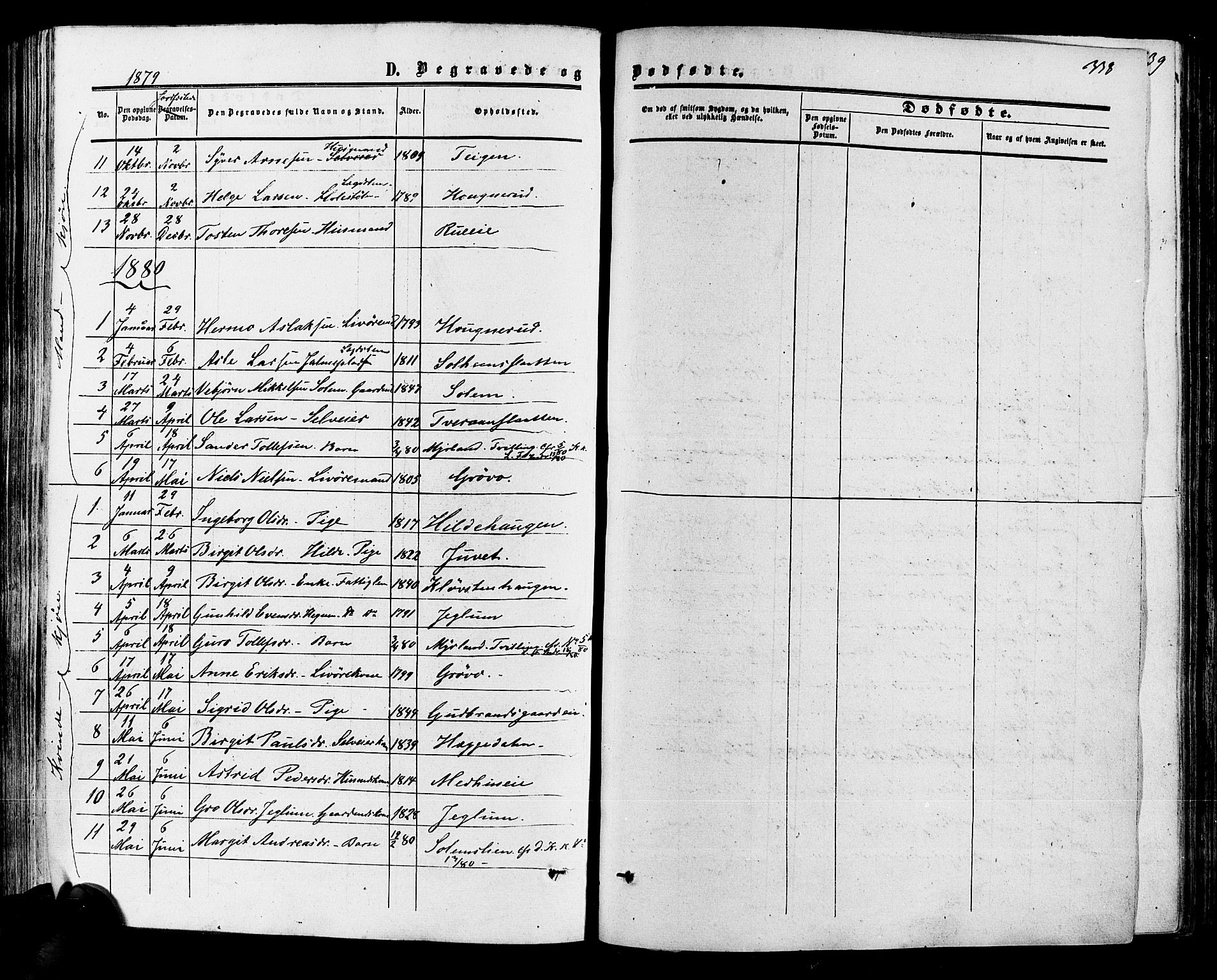 Hol kirkebøker, SAKO/A-227/F/Fa/L0002: Parish register (official) no. I 2, 1870-1886, p. 338