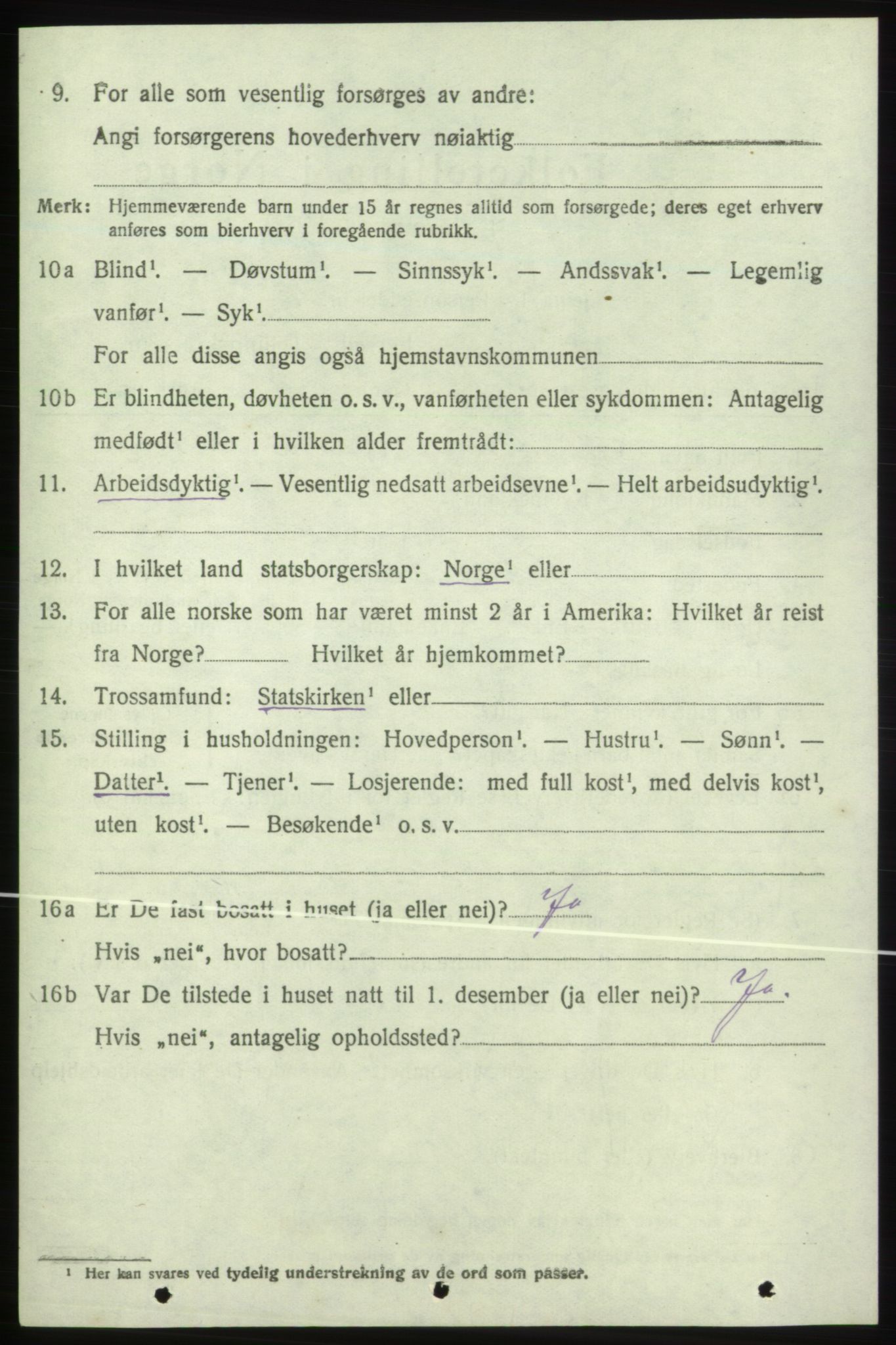 SAB, 1920 census for Skånevik, 1920, p. 6168