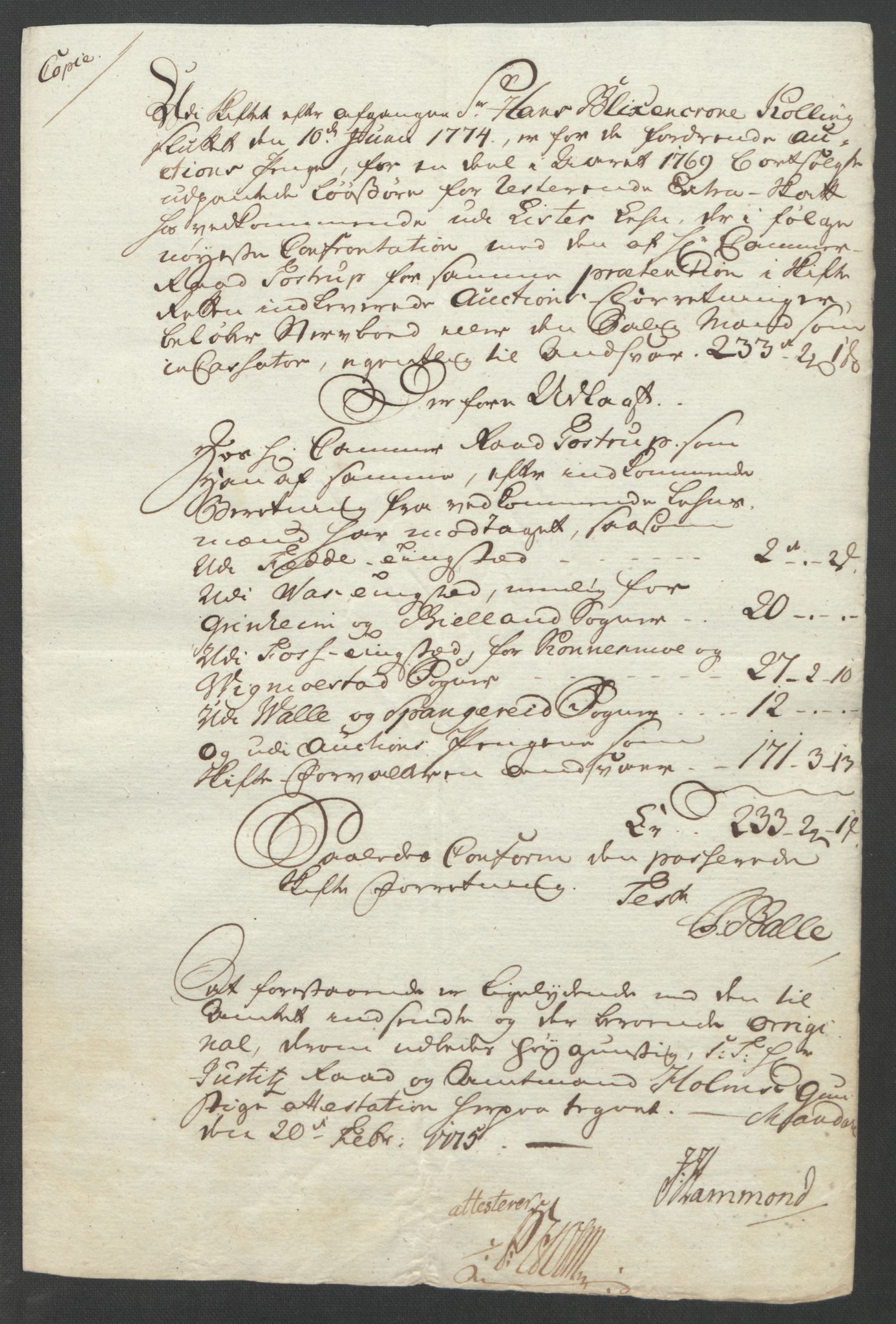 Rentekammeret inntil 1814, Reviderte regnskaper, Fogderegnskap, AV/RA-EA-4092/R45/L2704: Ekstraskatten Lista og Mandal, 1762-1768, p. 427