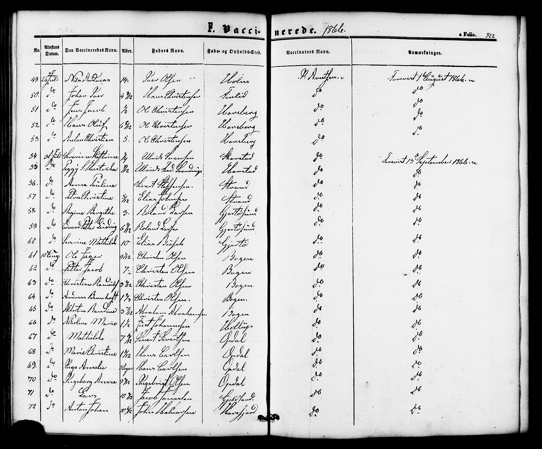 Ministerialprotokoller, klokkerbøker og fødselsregistre - Nordland, AV/SAT-A-1459/810/L0146: Parish register (official) no. 810A08 /1, 1862-1874, p. 322