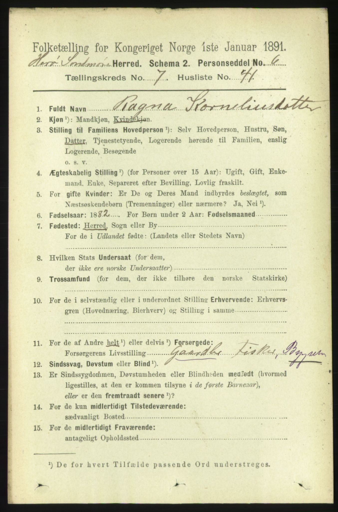 RA, 1891 census for 1515 Herøy, 1891, p. 3133