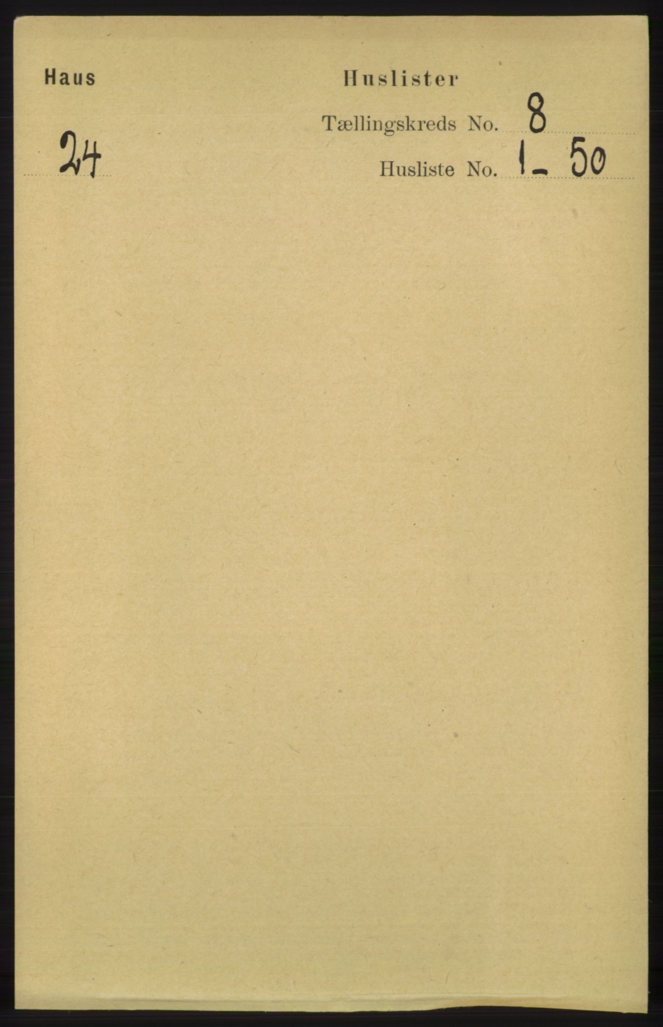 RA, 1891 census for 1250 Haus, 1891, p. 3102