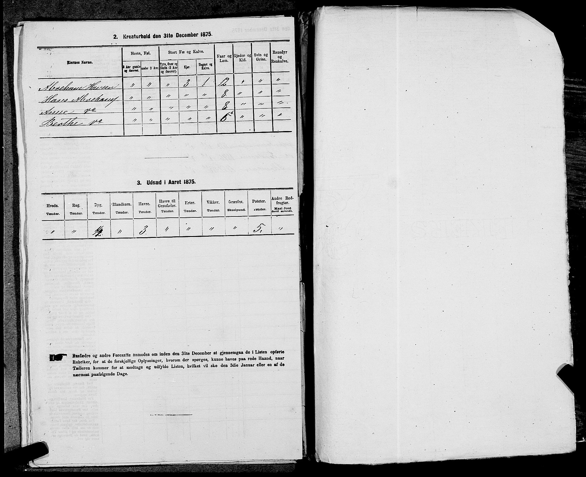 SAST, 1875 census for 1146P Tysvær, 1875, p. 174