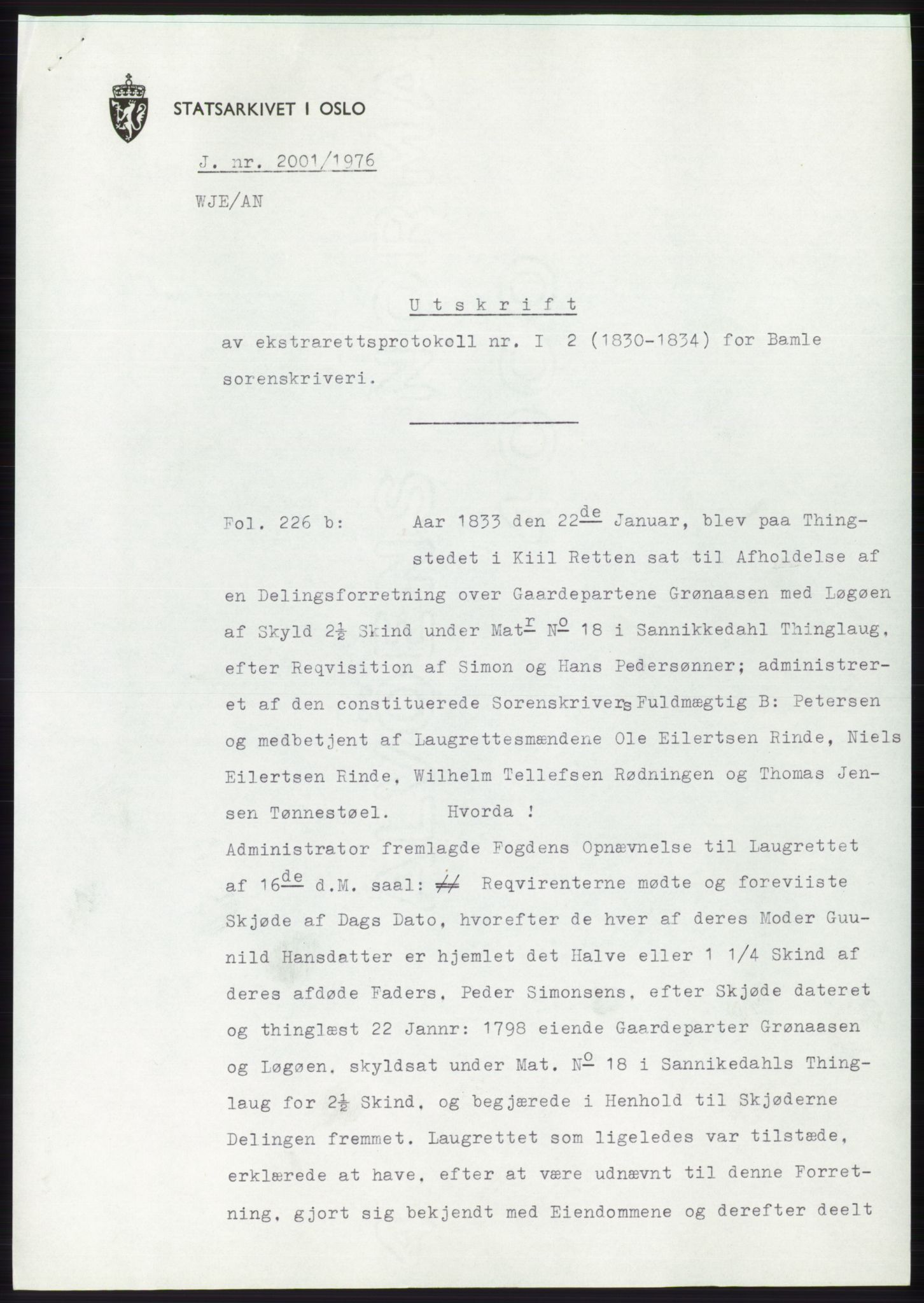Statsarkivet i Kongsberg, SAKO/A-0001, 1976-1977, p. 2