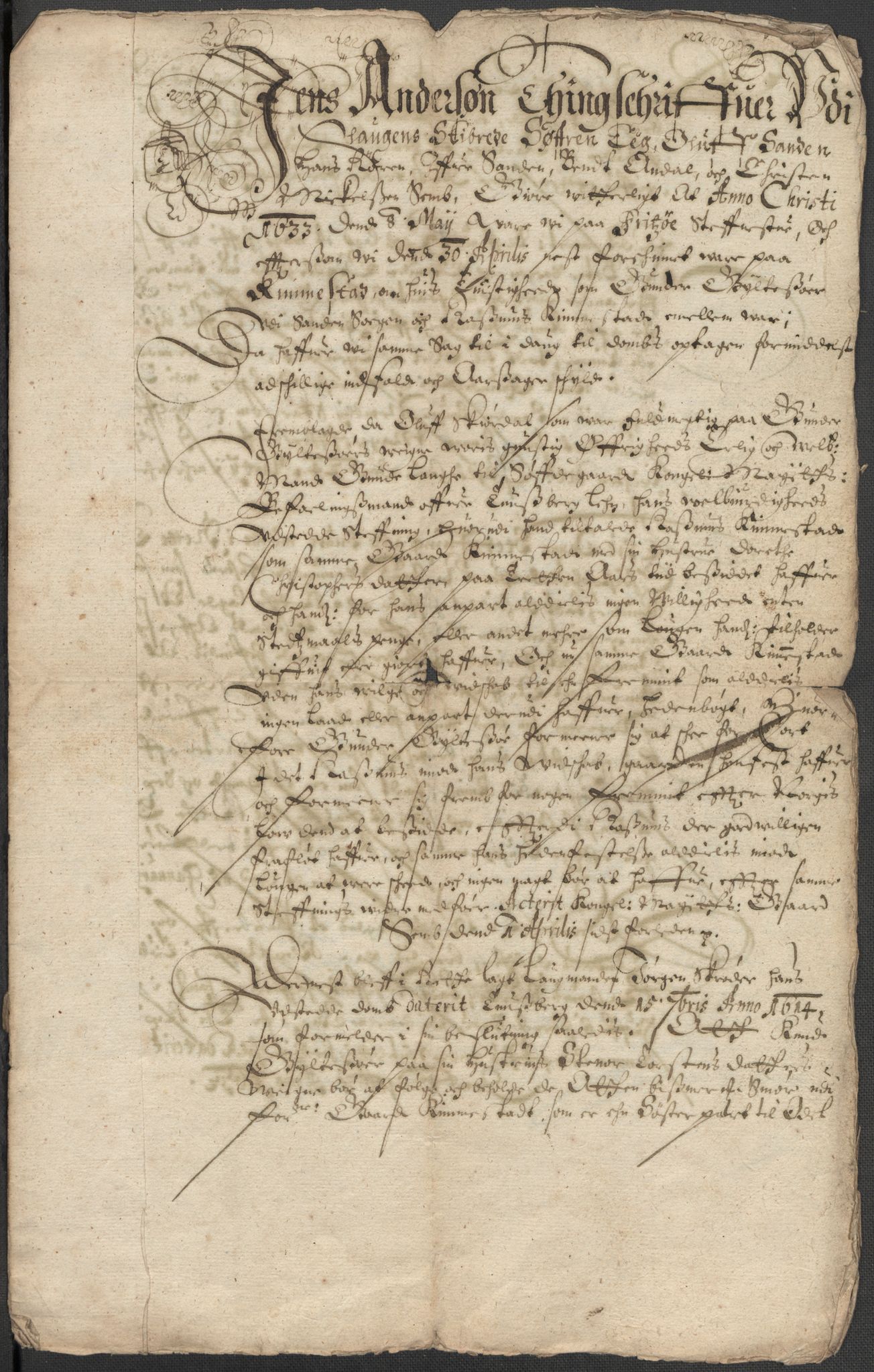 Riksarkivets diplomsamling, AV/RA-EA-5965/F15/L0024: Prestearkiv - Vestfold, 1619-1681, p. 66