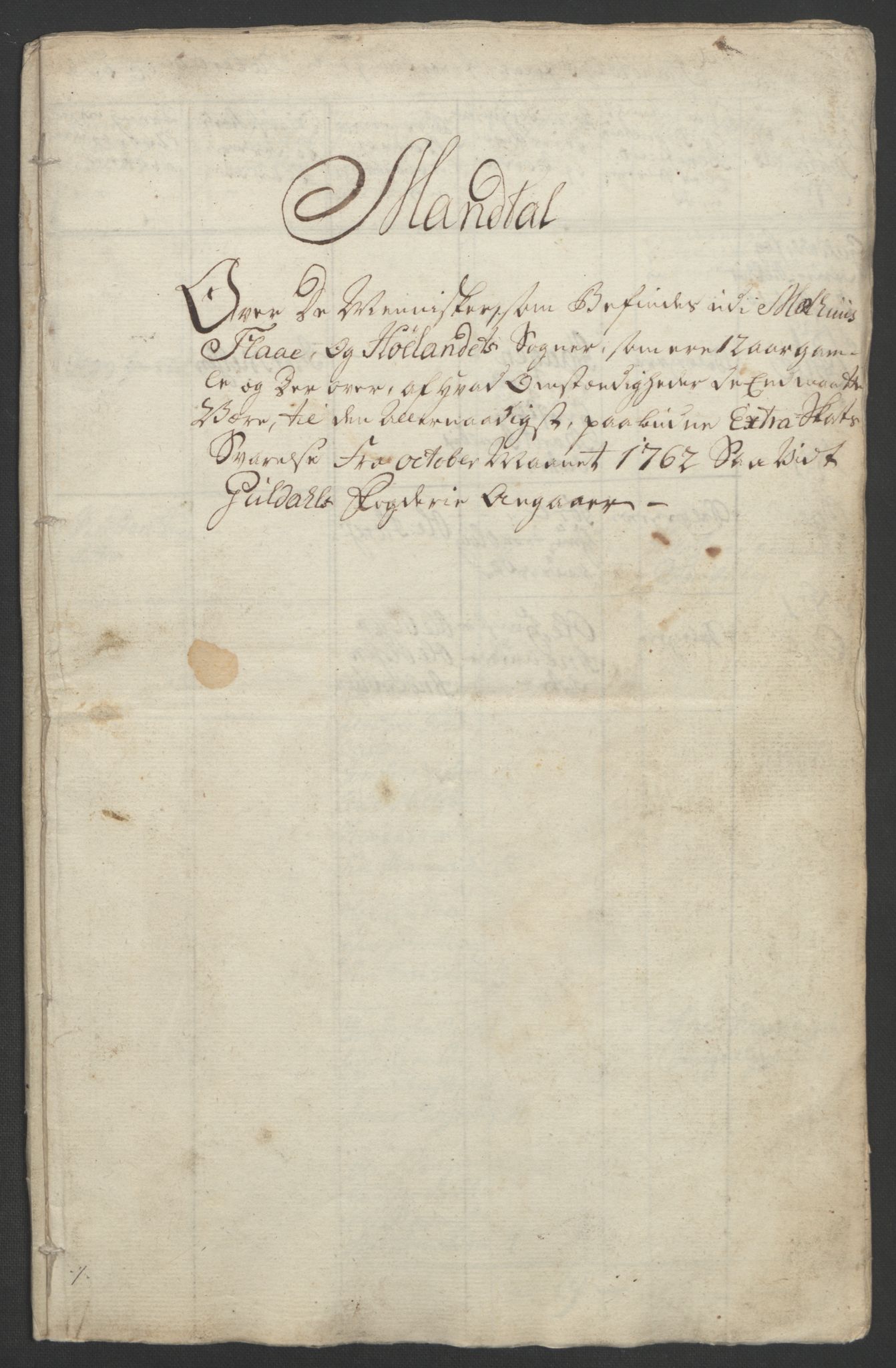 Rentekammeret inntil 1814, Realistisk ordnet avdeling, RA/EA-4070/Ol/L0021: [Gg 10]: Ekstraskatten, 23.09.1762. Orkdal og Gauldal, 1762-1767, p. 207