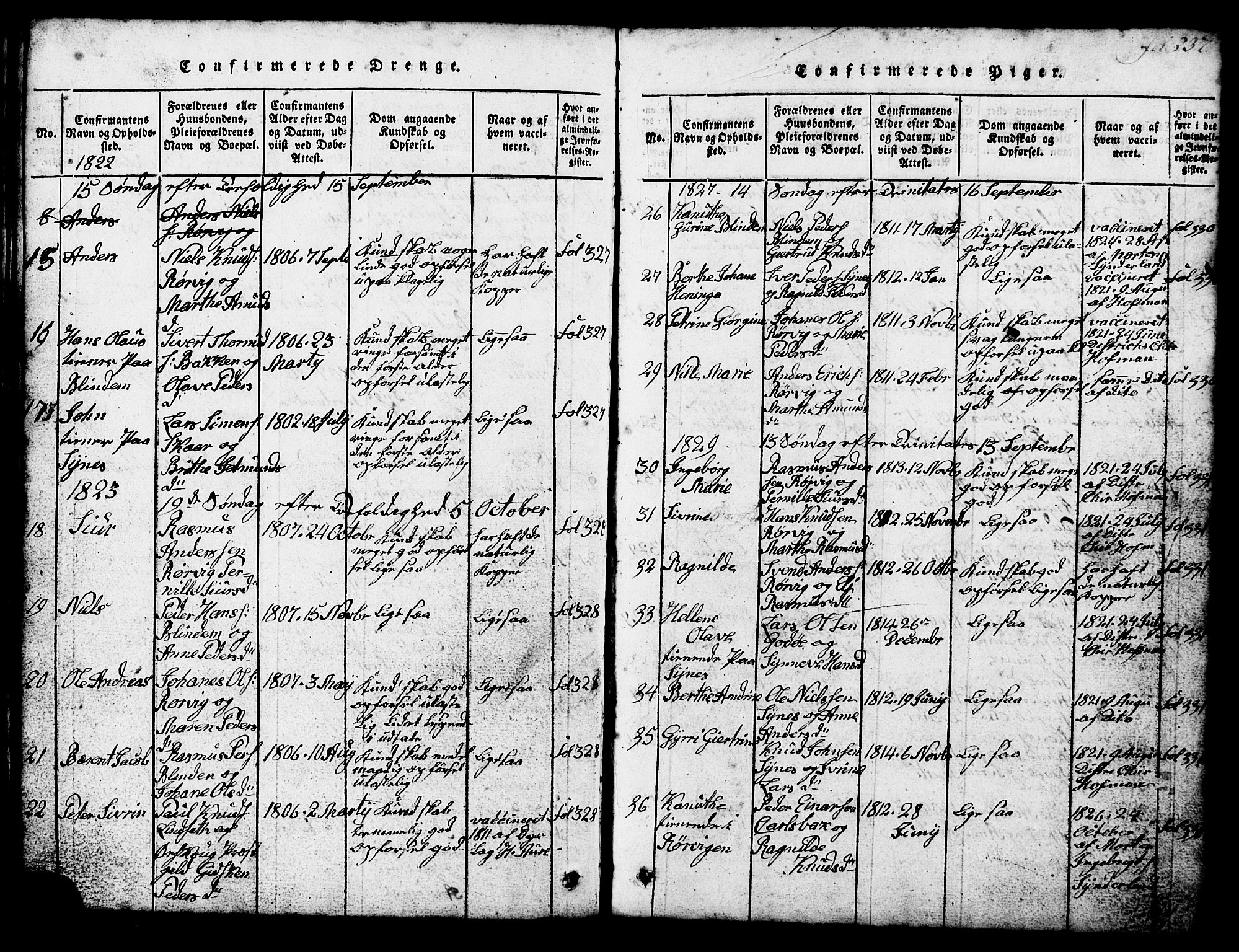 Ministerialprotokoller, klokkerbøker og fødselsregistre - Møre og Romsdal, SAT/A-1454/537/L0520: Parish register (copy) no. 537C01, 1819-1868, p. 237