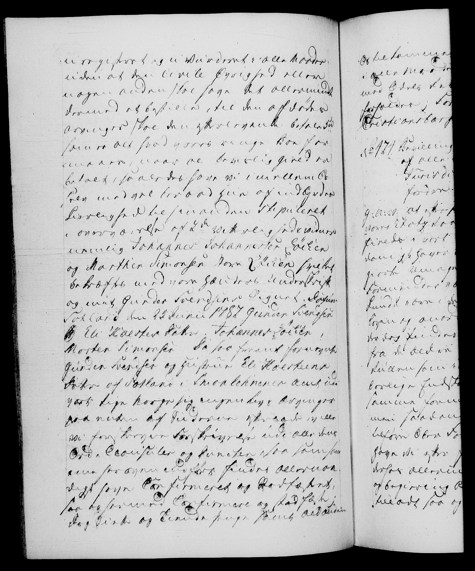 Danske Kanselli 1572-1799, RA/EA-3023/F/Fc/Fca/Fcaa/L0049: Norske registre, 1782-1783, p. 238b