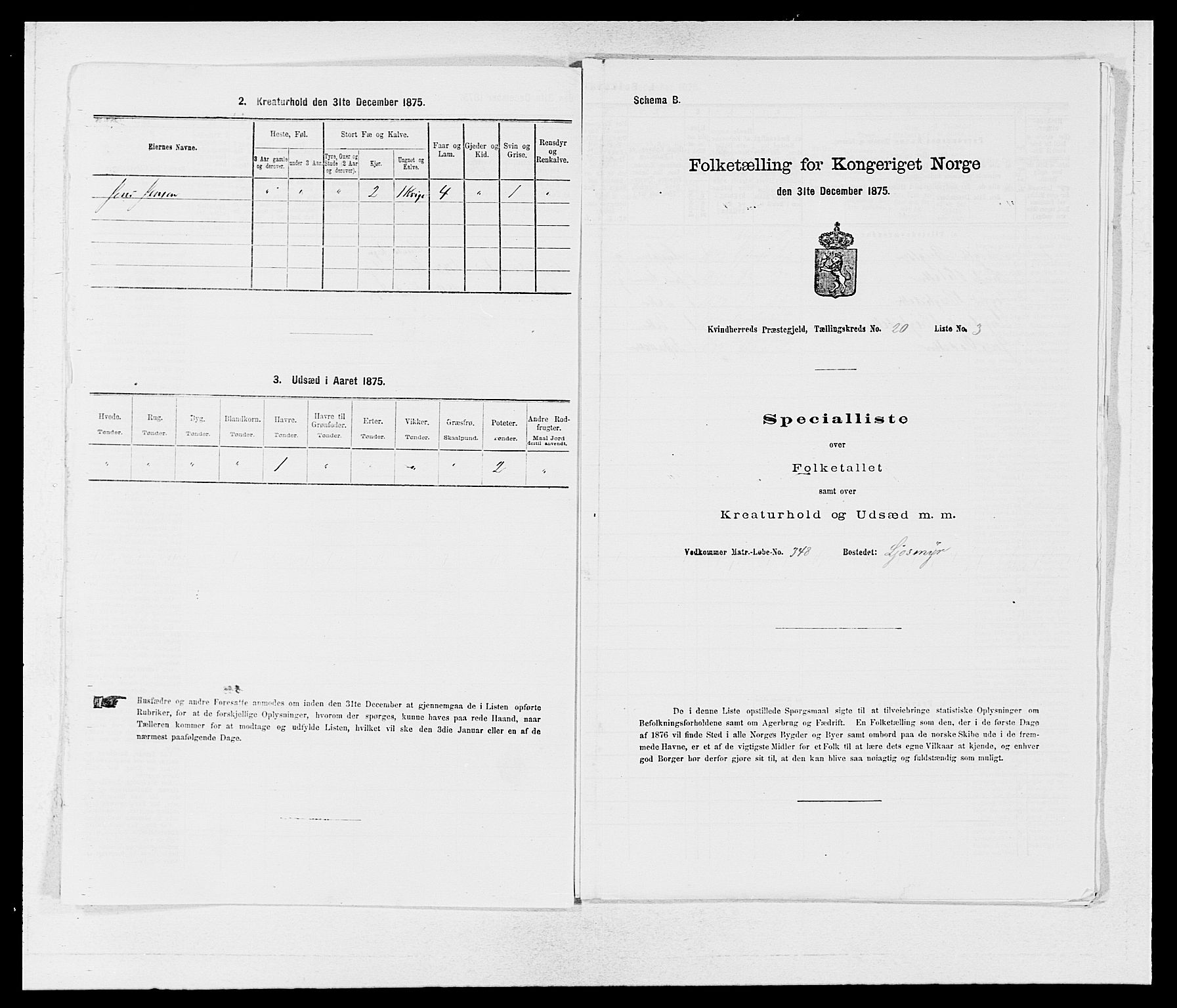 SAB, 1875 census for 1224P Kvinnherad, 1875, p. 1281