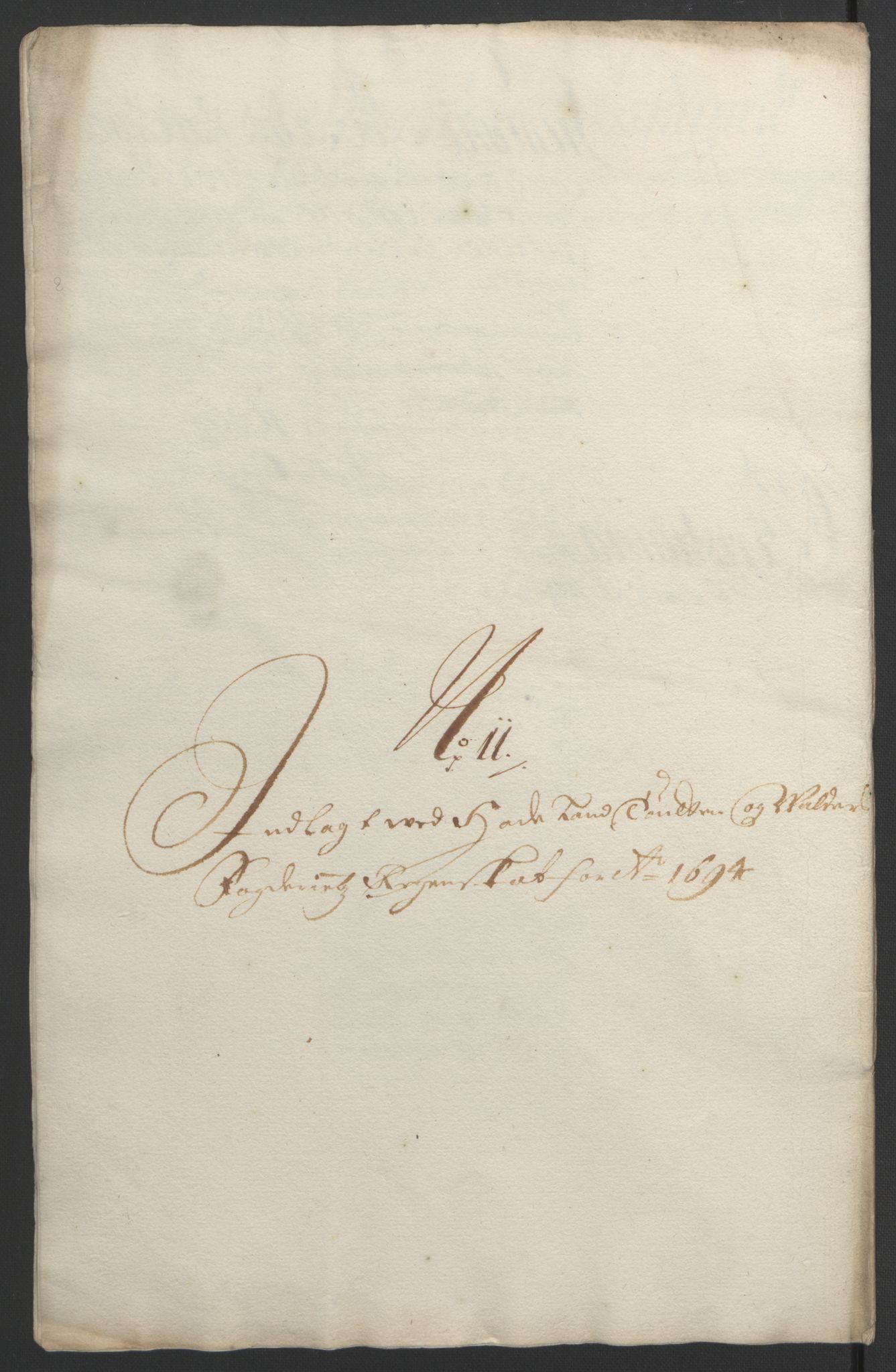 Rentekammeret inntil 1814, Reviderte regnskaper, Fogderegnskap, AV/RA-EA-4092/R18/L1292: Fogderegnskap Hadeland, Toten og Valdres, 1693-1694, p. 425