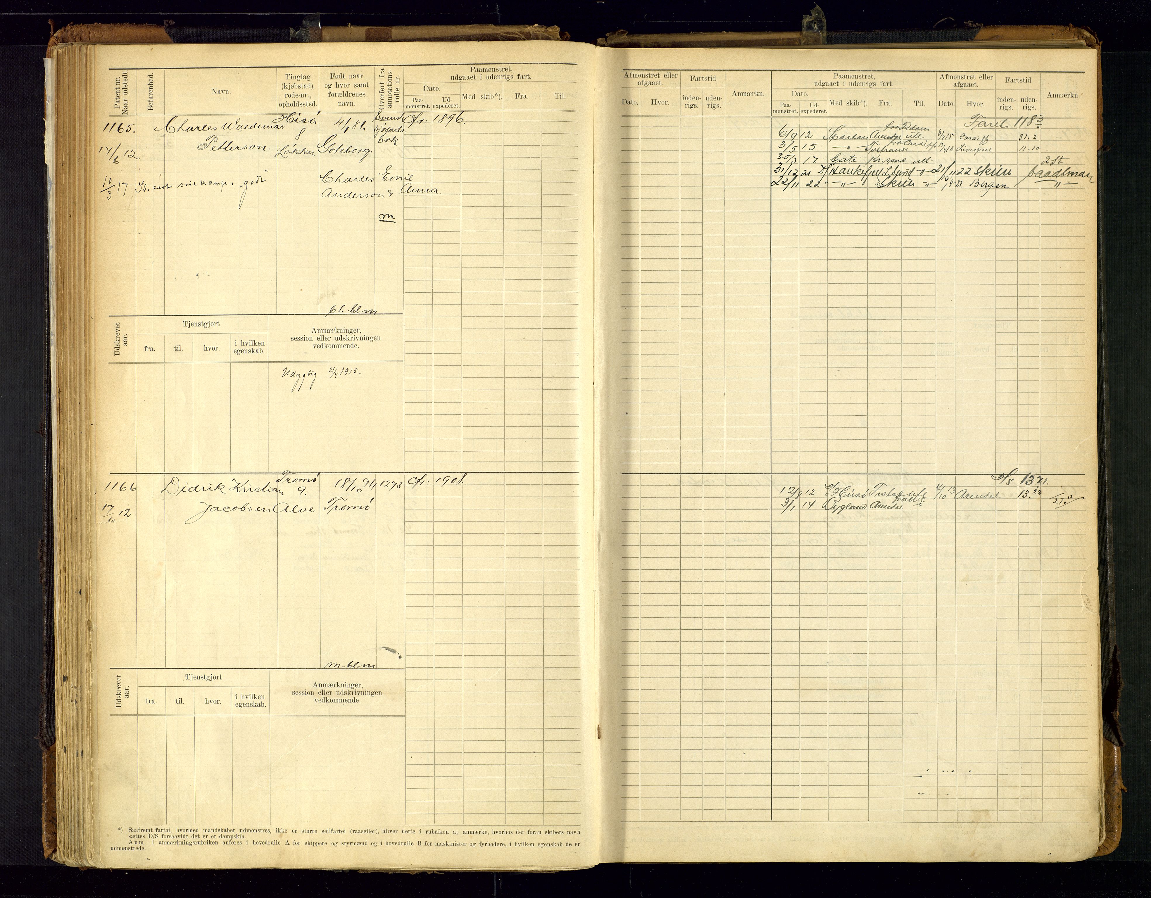 Arendal mønstringskrets, AV/SAK-2031-0012/F/Fb/L0021: Hovedrulle A nr 969-1465, S-19, 1910-1914, p. 103