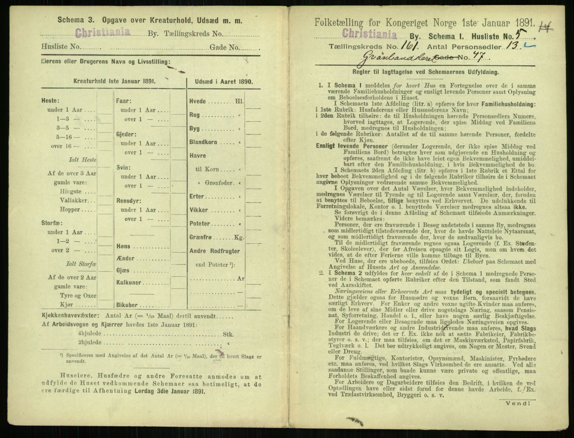 RA, 1891 census for 0301 Kristiania, 1891, p. 91324