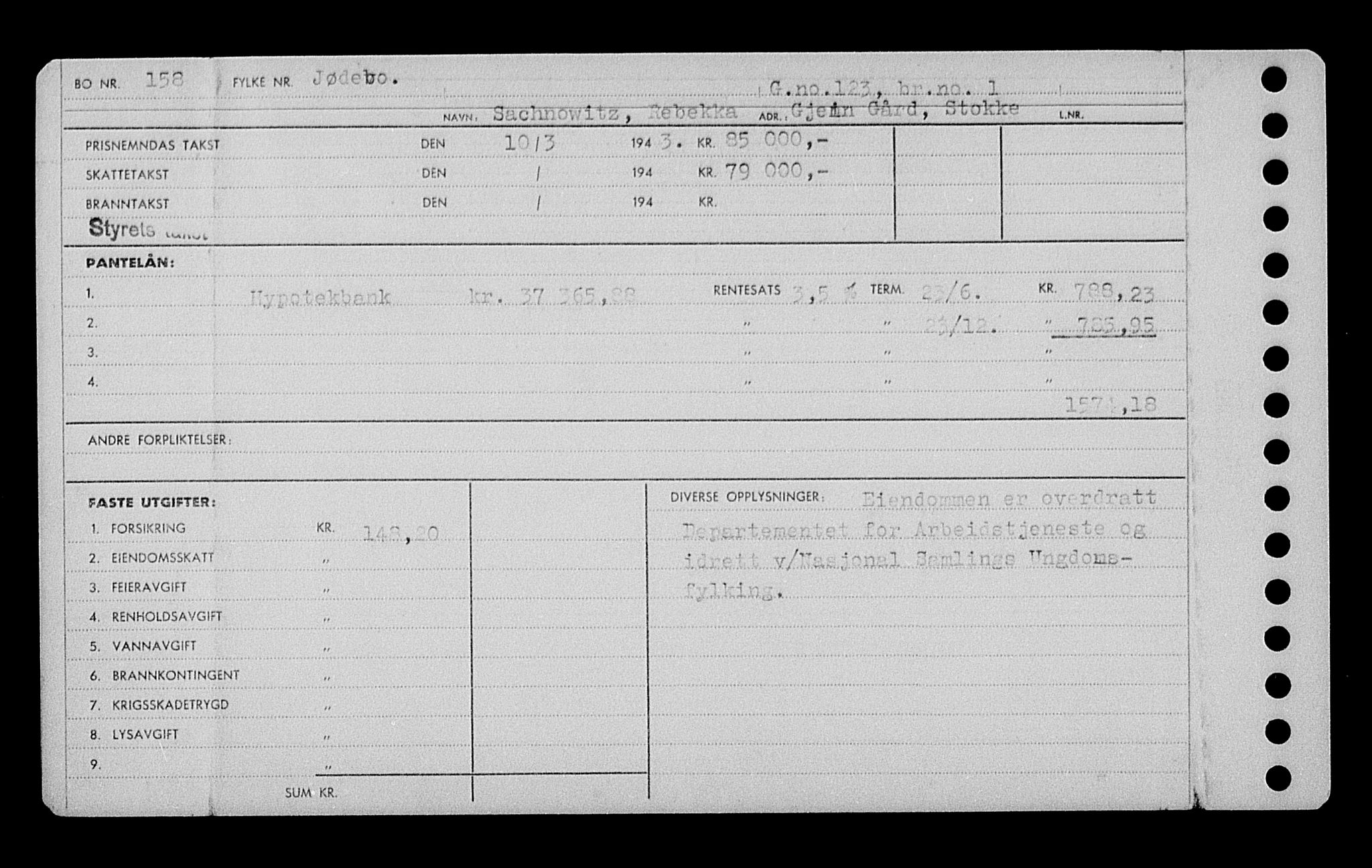 Justisdepartementet, Tilbakeføringskontoret for inndratte formuer, AV/RA-S-1564/H/Hc/Hcd/L1005: --, 1945-1947, p. 177