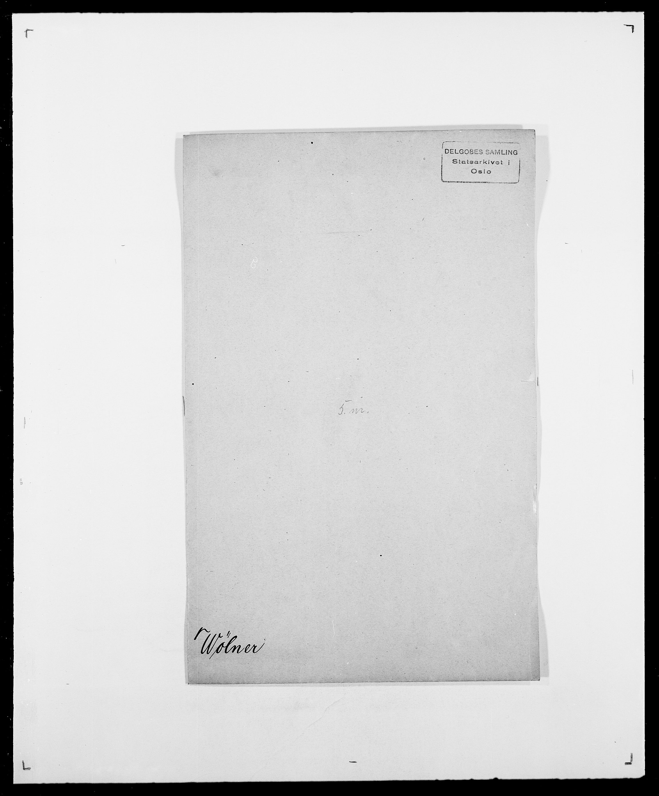 Delgobe, Charles Antoine - samling, SAO/PAO-0038/D/Da/L0043: Wulfsberg - v. Zanten, p. 40