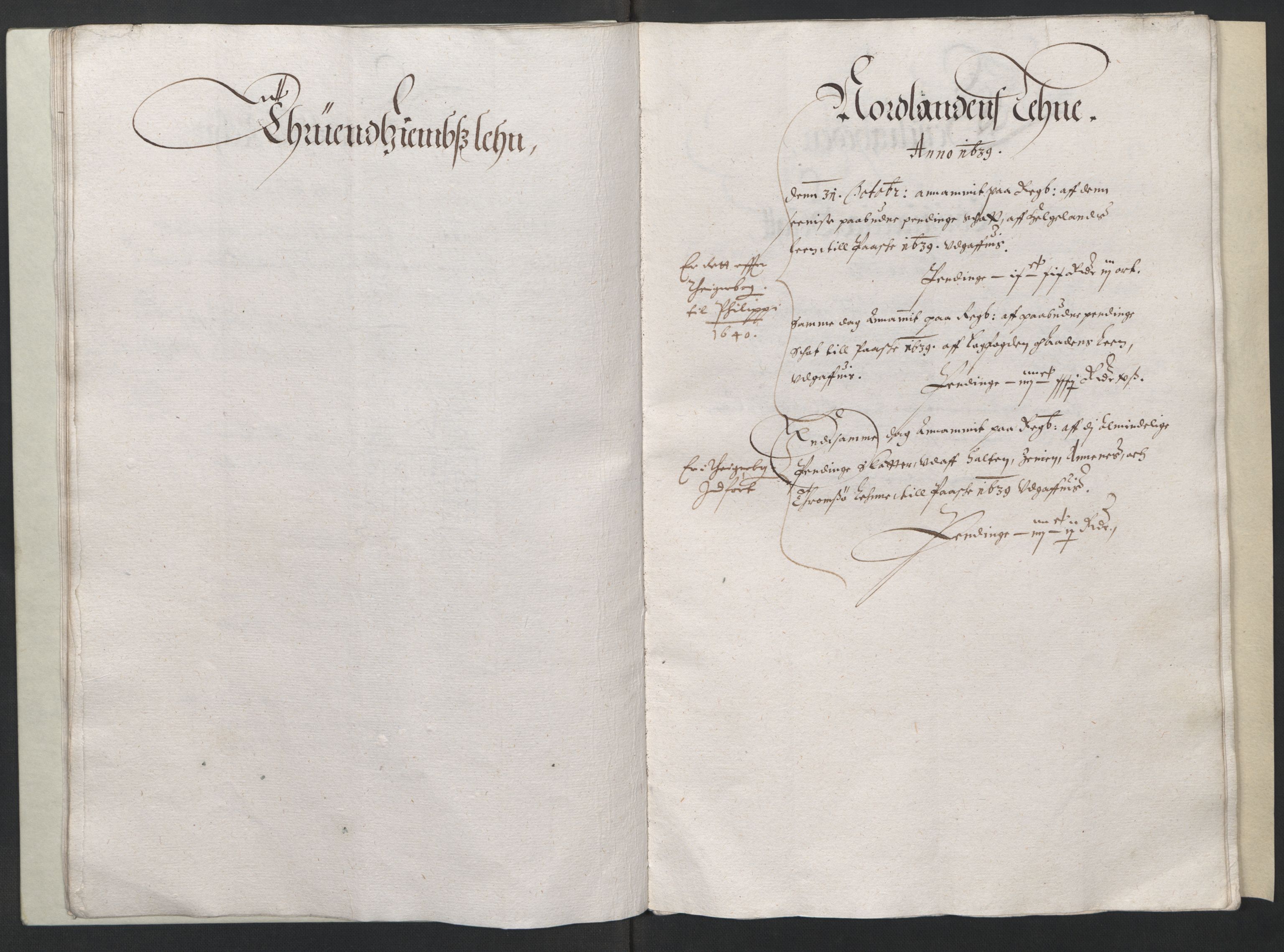 Rentekammeret inntil 1814, Reviderte regnskaper, Lensregnskaper, AV/RA-EA-5023/R/Rb/Rba/L0147: Akershus len, 1639-1640