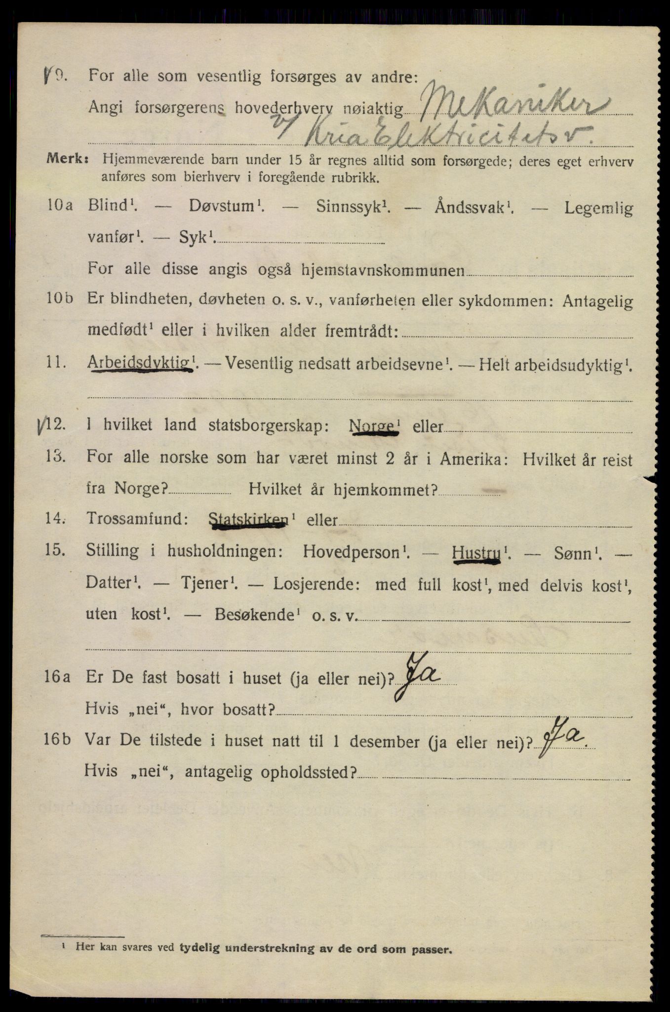 SAO, 1920 census for Kristiania, 1920, p. 445690