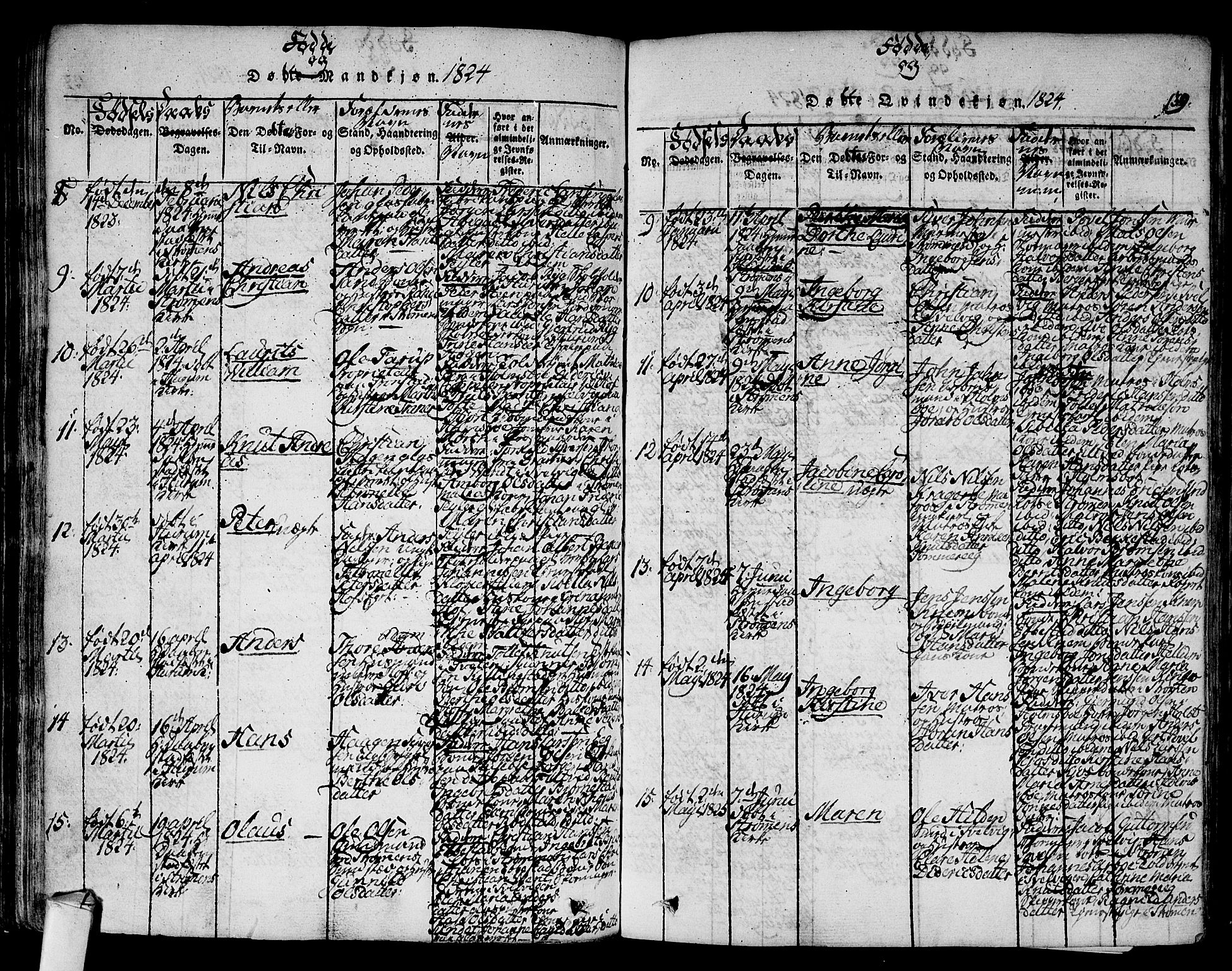 Hurum kirkebøker, AV/SAKO-A-229/F/Fa/L0009: Parish register (official) no. 9, 1816-1826, p. 139