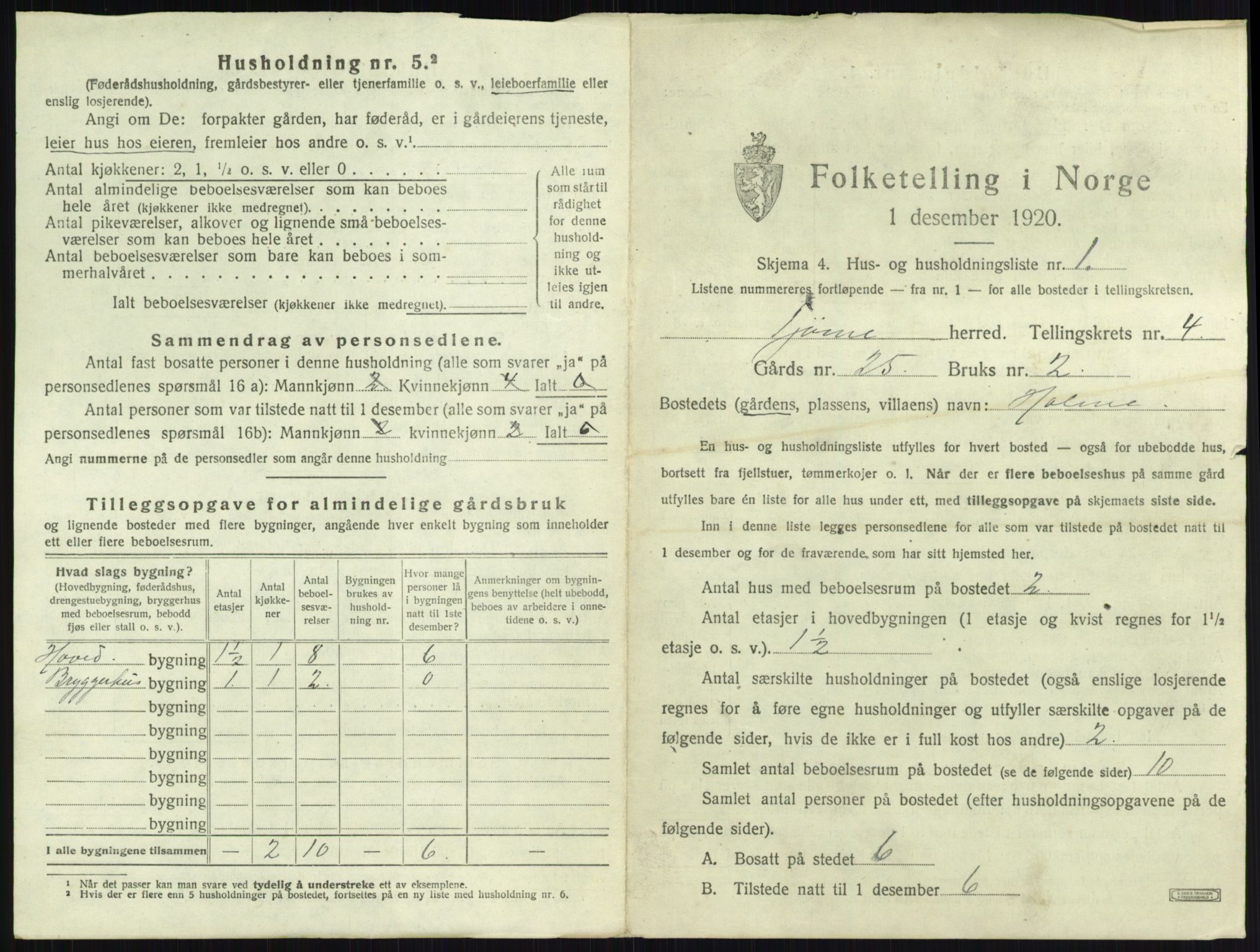 SAKO, 1920 census for Tjøme, 1920, p. 1141