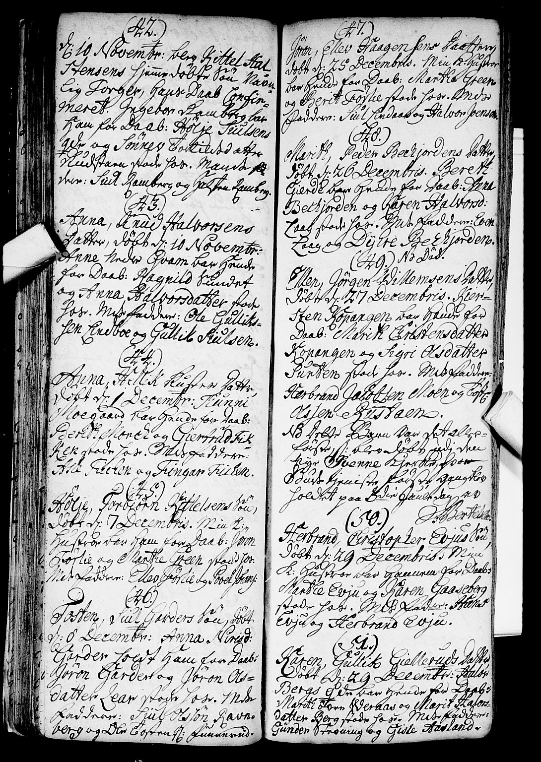 Flesberg kirkebøker, AV/SAKO-A-18/F/Fa/L0002: Parish register (official) no. I 2, 1726-1747