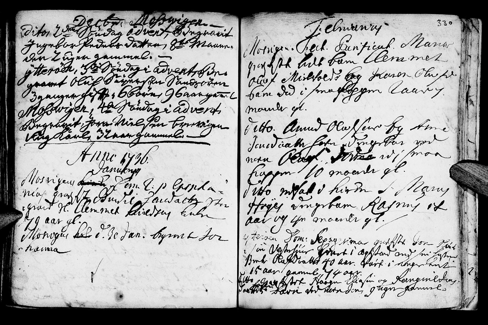 Ministerialprotokoller, klokkerbøker og fødselsregistre - Nord-Trøndelag, AV/SAT-A-1458/722/L0215: Parish register (official) no. 722A02, 1718-1755, p. 330