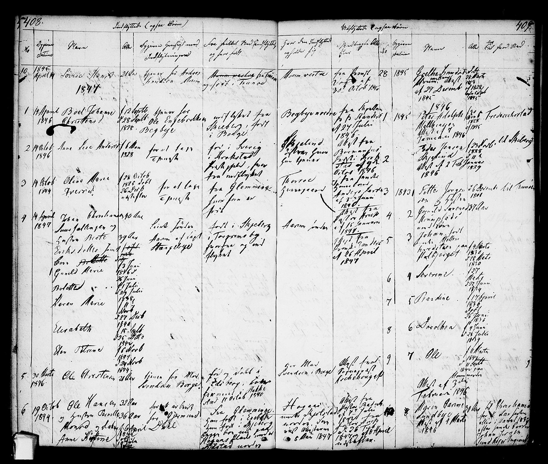 Borge prestekontor Kirkebøker, SAO/A-10903/F/Fa/L0004: Parish register (official) no. I 4, 1836-1848, p. 408-409