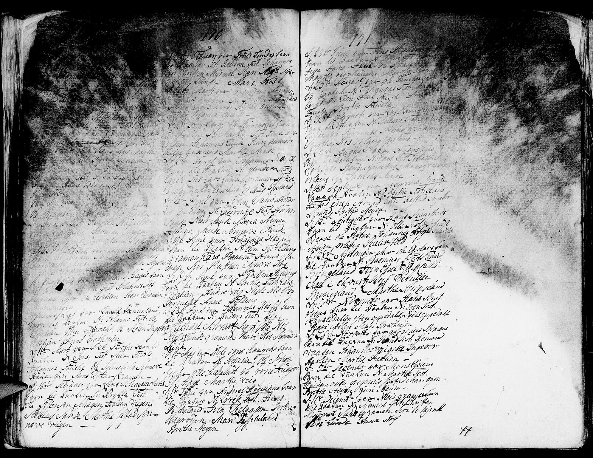 Gaular sokneprestembete, AV/SAB-A-80001/H/Haa: Parish register (official) no. A 1, 1755-1785, p. 44