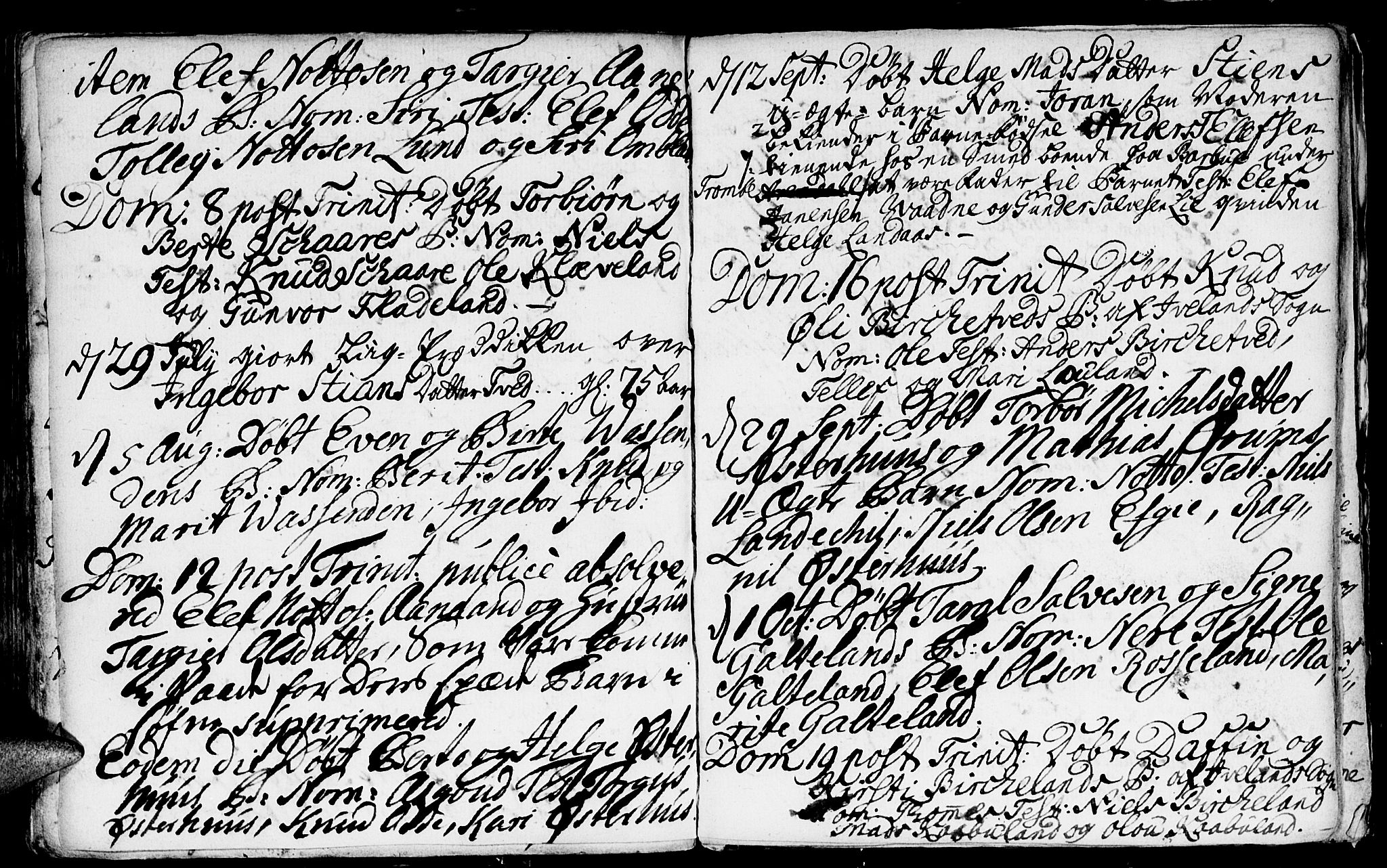 Evje sokneprestkontor, SAK/1111-0008/F/Fa/Faa/L0001: Parish register (official) no. A 1, 1705-1760, p. 136