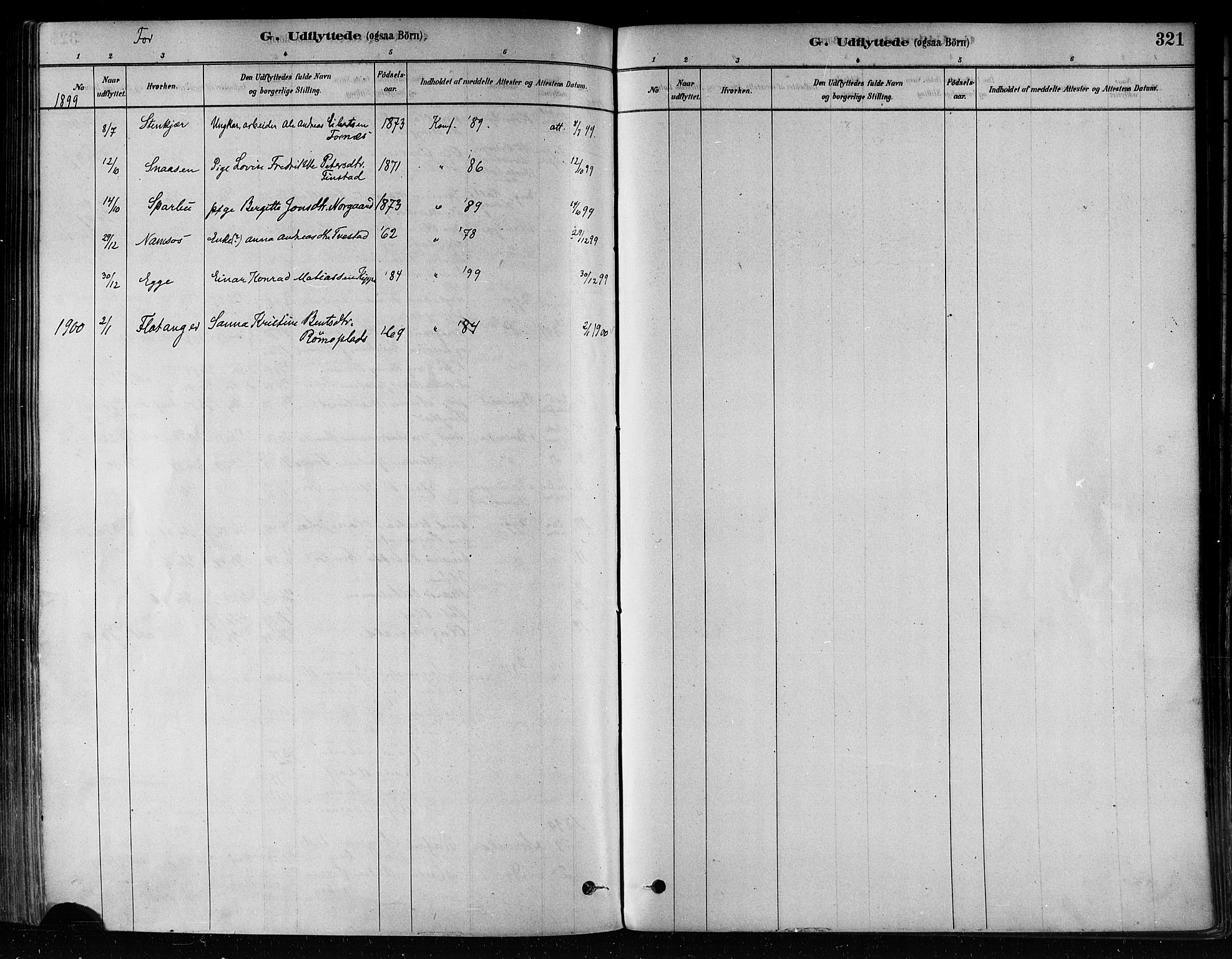 Ministerialprotokoller, klokkerbøker og fødselsregistre - Nord-Trøndelag, SAT/A-1458/746/L0448: Parish register (official) no. 746A07 /1, 1878-1900, p. 321