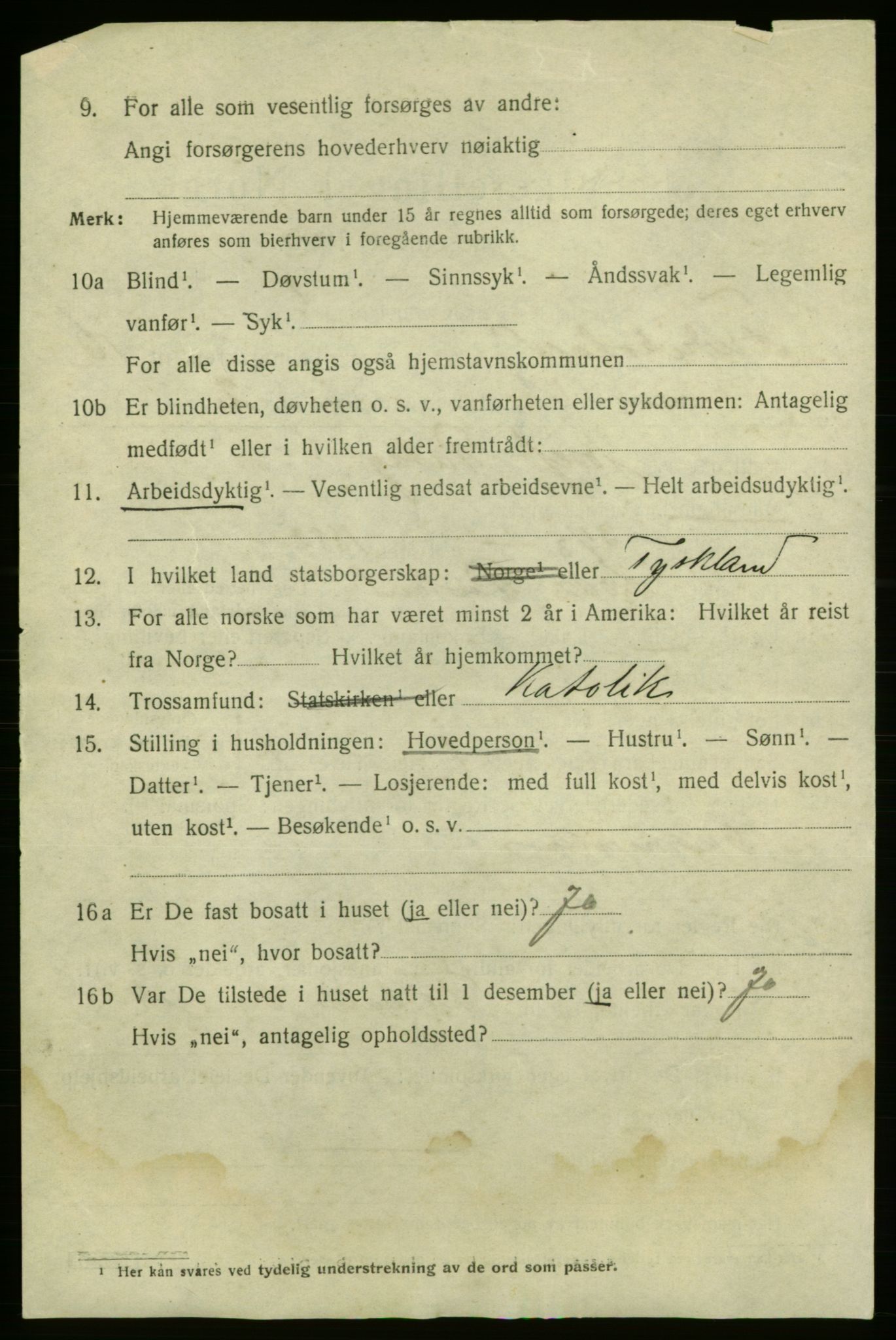 SAO, 1920 census for Fredrikshald, 1920, p. 24725