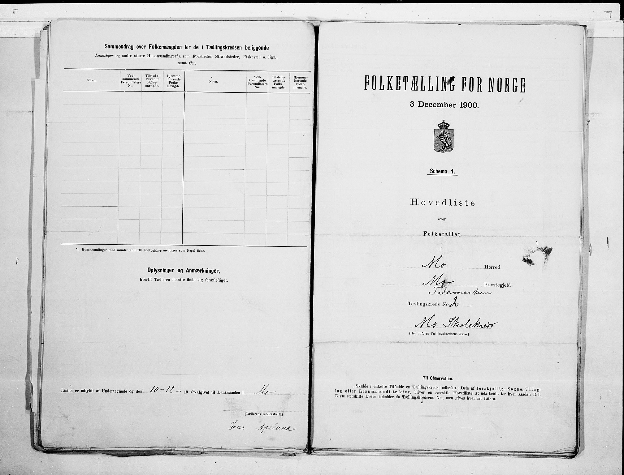 SAKO, 1900 census for Mo, 1900, p. 8