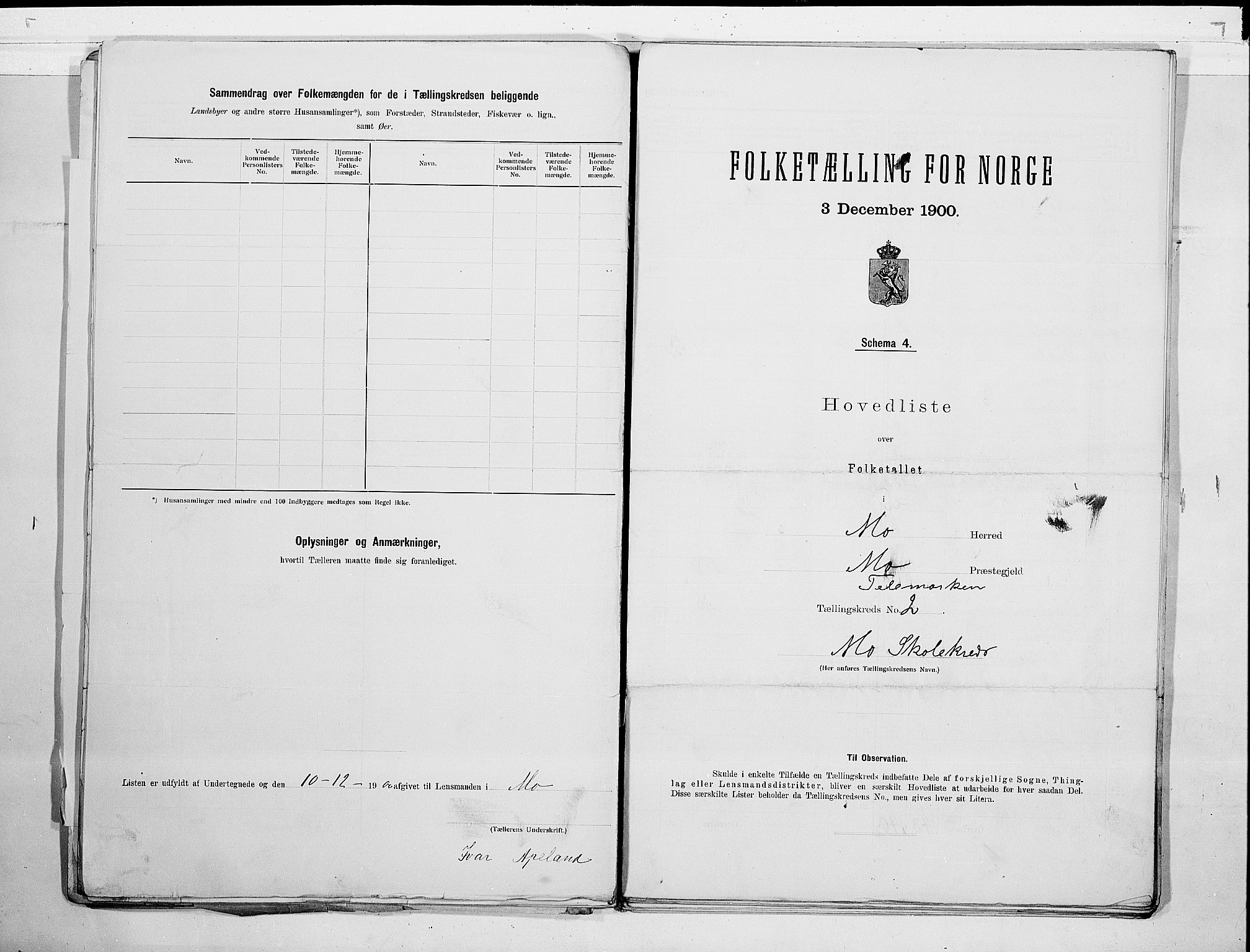 SAKO, 1900 census for Mo, 1900, p. 8