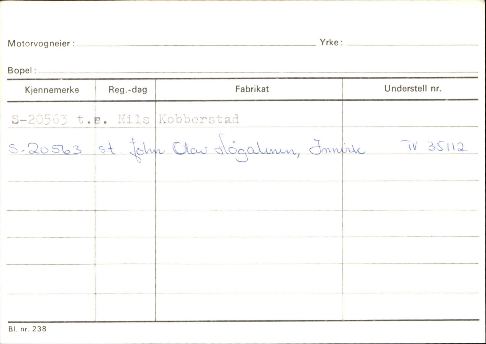 Statens vegvesen, Sogn og Fjordane vegkontor, AV/SAB-A-5301/4/F/L0131: Eigarregister Høyanger P-Å. Stryn S-Å, 1945-1975, p. 2137