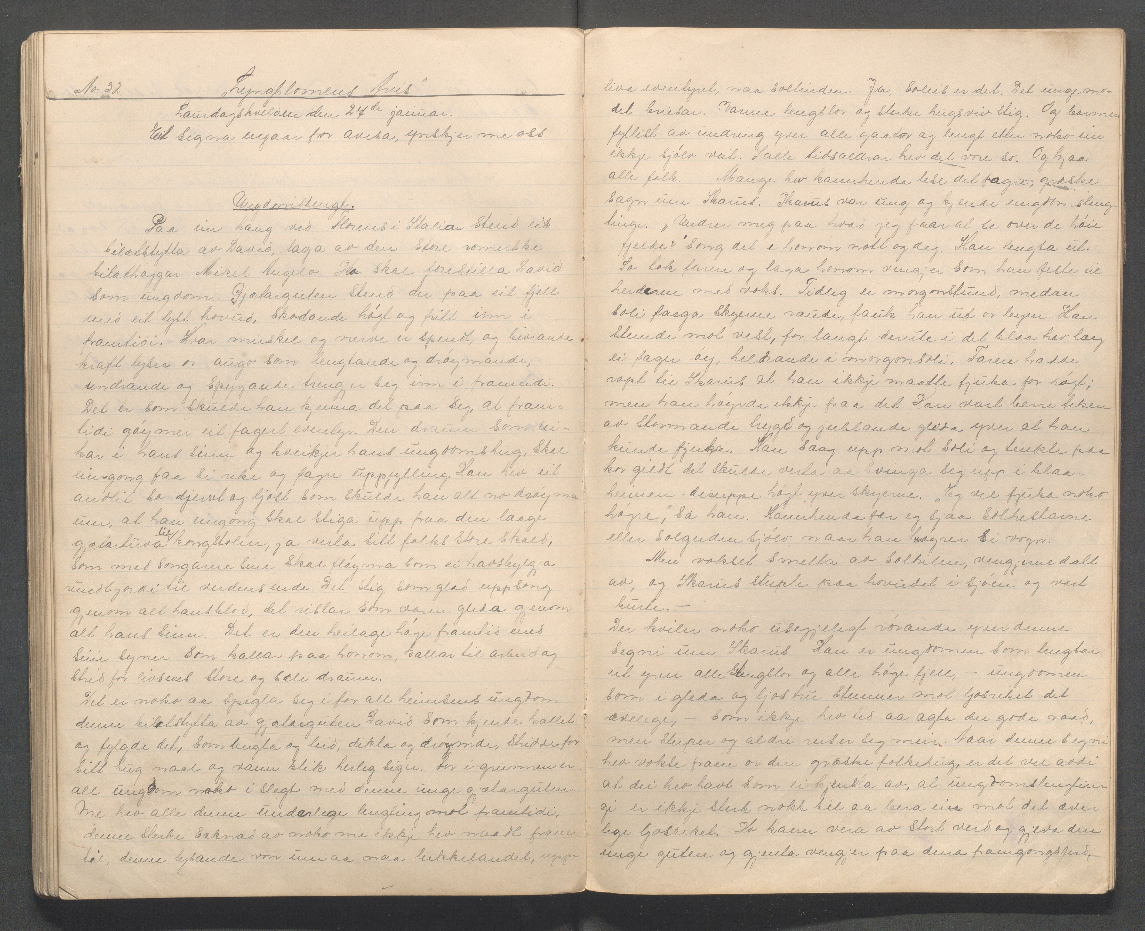 Hå kommune - PA 067  IOGT losje "Lyngblomen", IKAR/A-320/G/L0001:  "Lyngblomens avis, 1907-1912, p. 68