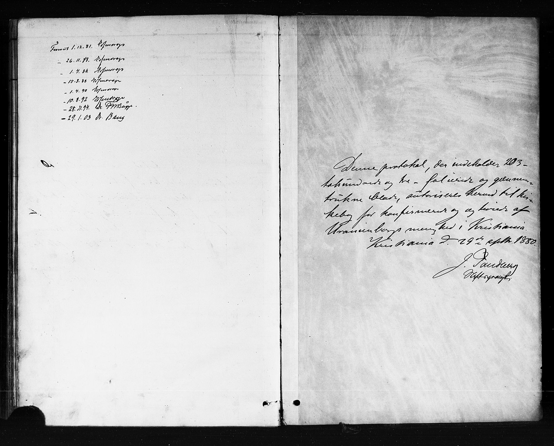 Uranienborg prestekontor Kirkebøker, SAO/A-10877/F/Fa/L0002: Parish register (official) no. 2, 1880-1896