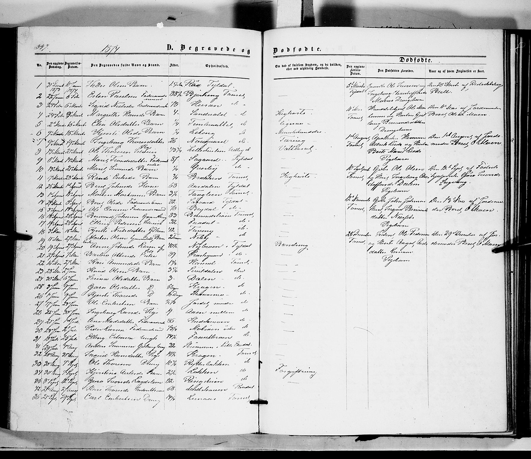 Tynset prestekontor, SAH/PREST-058/H/Ha/Haa/L0021: Parish register (official) no. 21, 1863-1879, p. 347