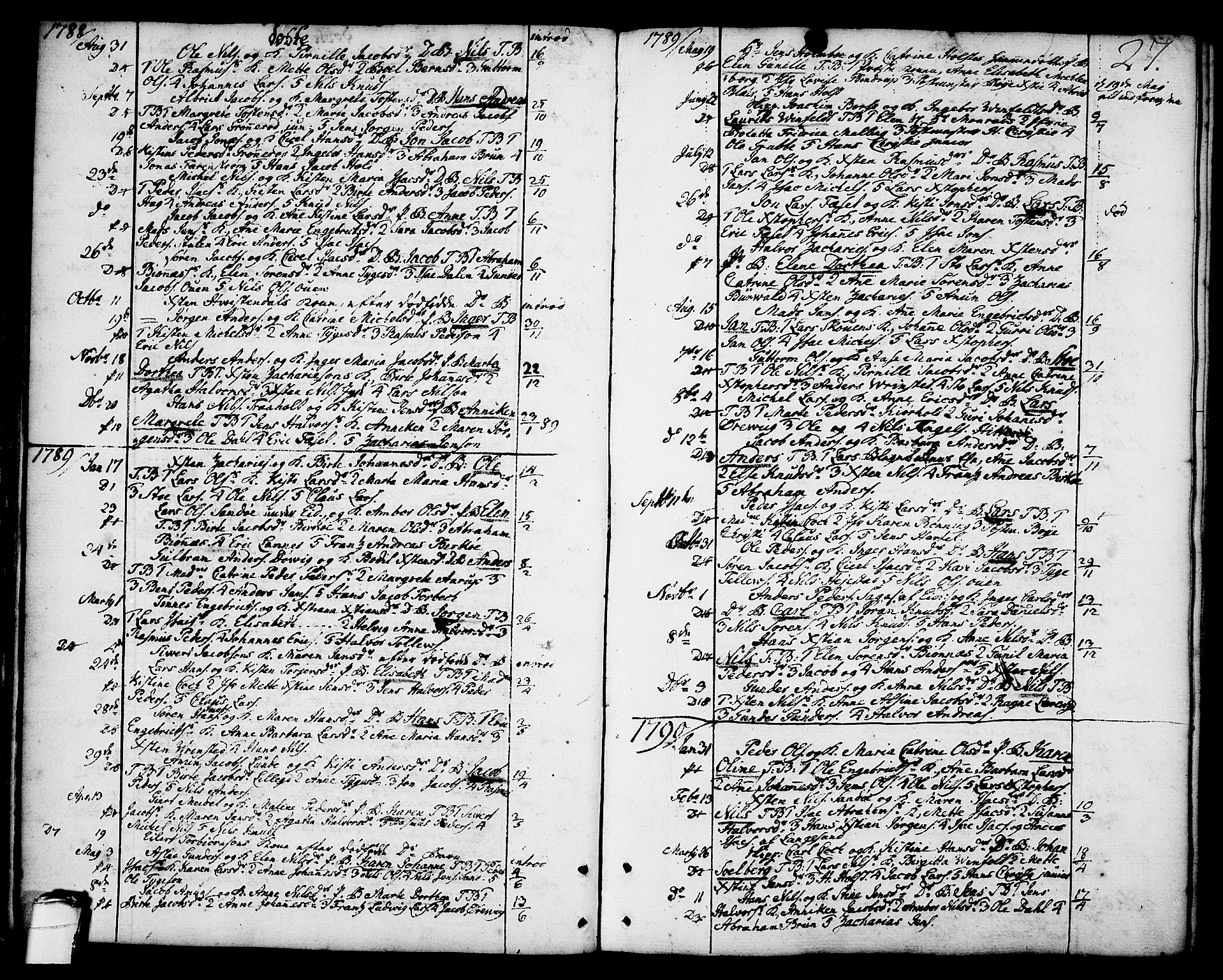 Brevik kirkebøker, SAKO/A-255/F/Fa/L0003: Parish register (official) no. 3, 1764-1814, p. 27