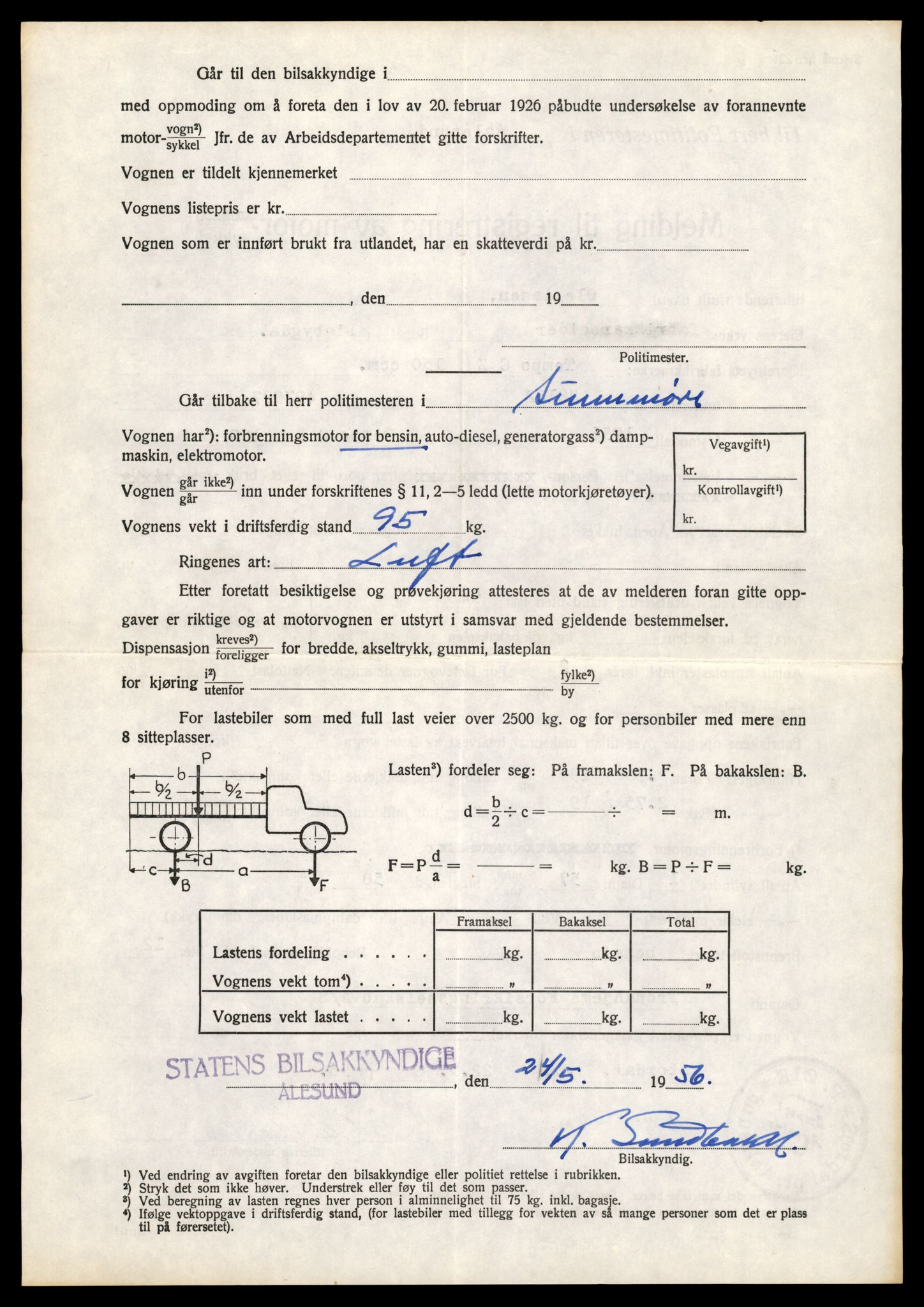 Møre og Romsdal vegkontor - Ålesund trafikkstasjon, AV/SAT-A-4099/F/Fe/L0039: Registreringskort for kjøretøy T 13361 - T 13530, 1927-1998, p. 2318