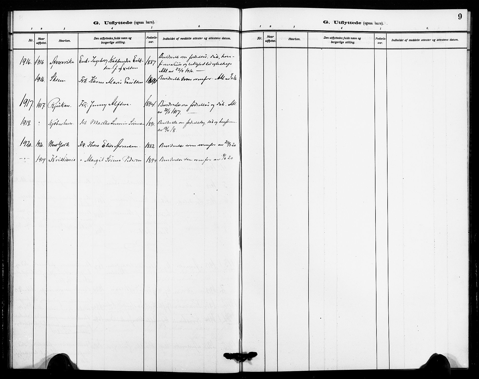 Risør sokneprestkontor, SAK/1111-0035/F/Fa/L0007: Parish register (official) no. A 7, 1908-1921, p. 9