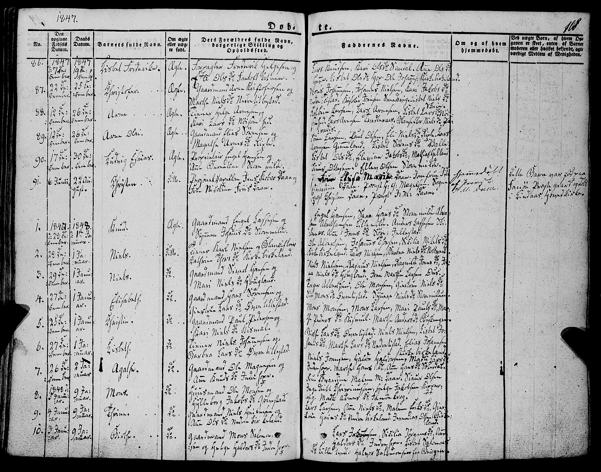 Fana Sokneprestembete, SAB/A-75101/H/Haa/Haaa/L0008: Parish register (official) no. A 8, 1829-1851, p. 108