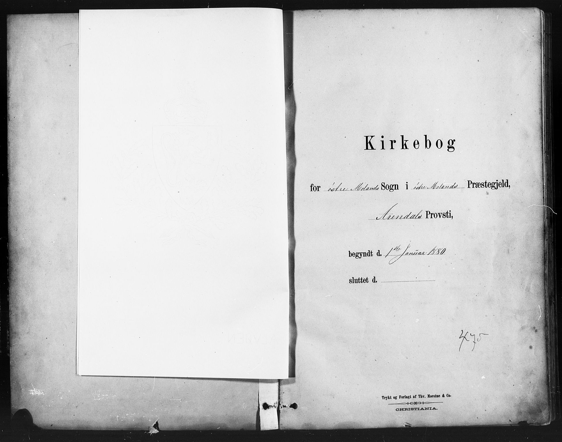 Austre Moland sokneprestkontor, SAK/1111-0001/F/Fb/Fba/L0003: Parish register (copy) no. B 3, 1879-1914