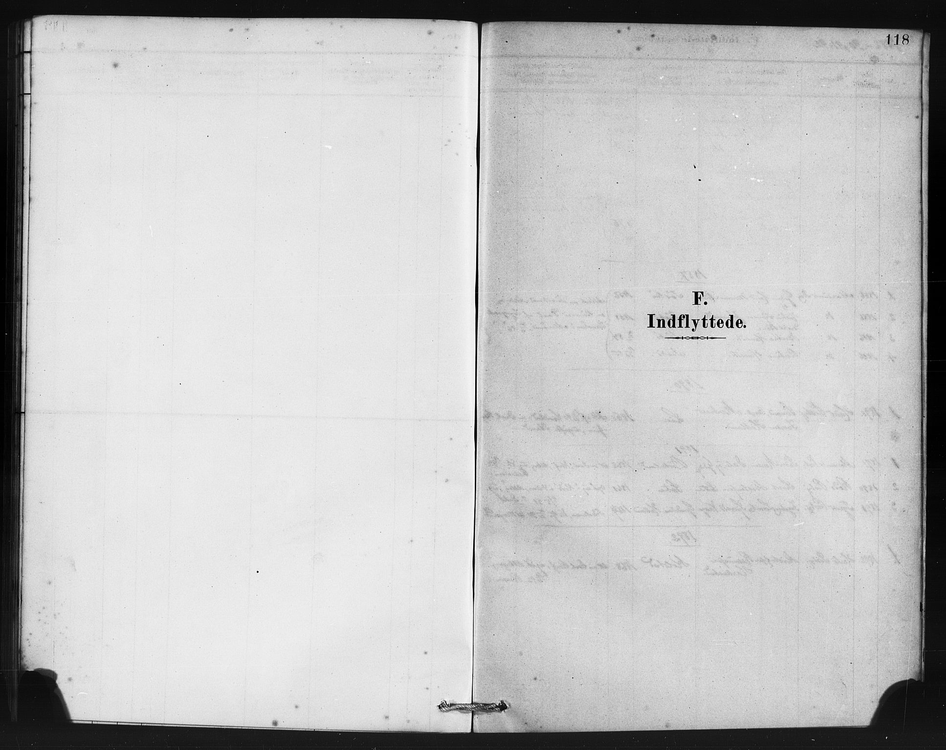 Manger sokneprestembete, AV/SAB-A-76801/H/Haa: Parish register (official) no. B 1, 1881-1892, p. 118