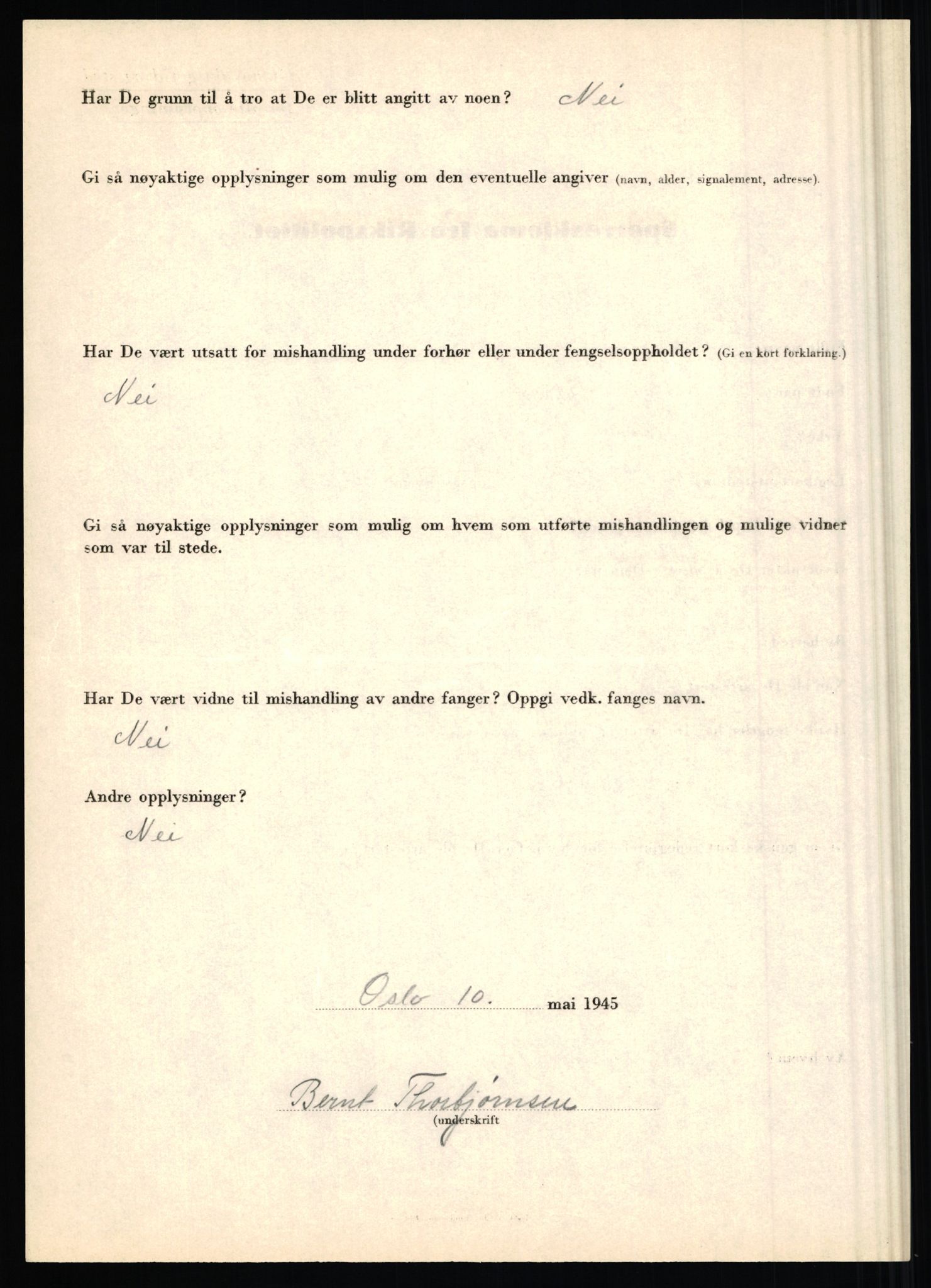 Rikspolitisjefen, AV/RA-S-1560/L/L0017: Tidemann, Hermann G. - Veum, Tjostolv, 1940-1945, p. 172