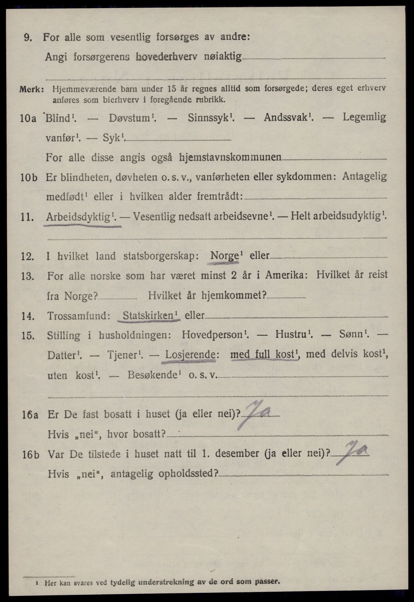 SAT, 1920 census for Haram, 1920, p. 2226