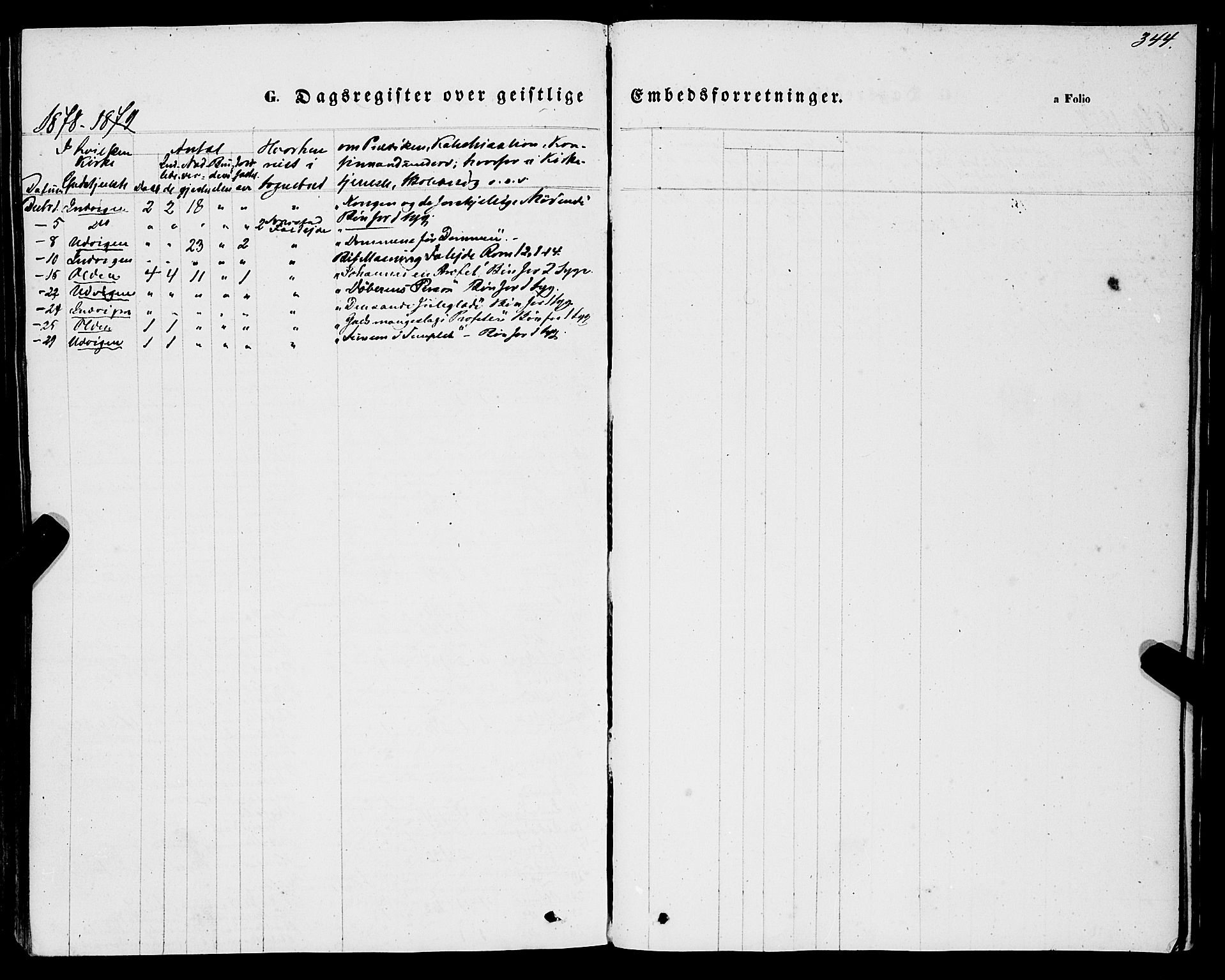 Innvik sokneprestembete, AV/SAB-A-80501: Parish register (official) no. A 6, 1865-1878, p. 344