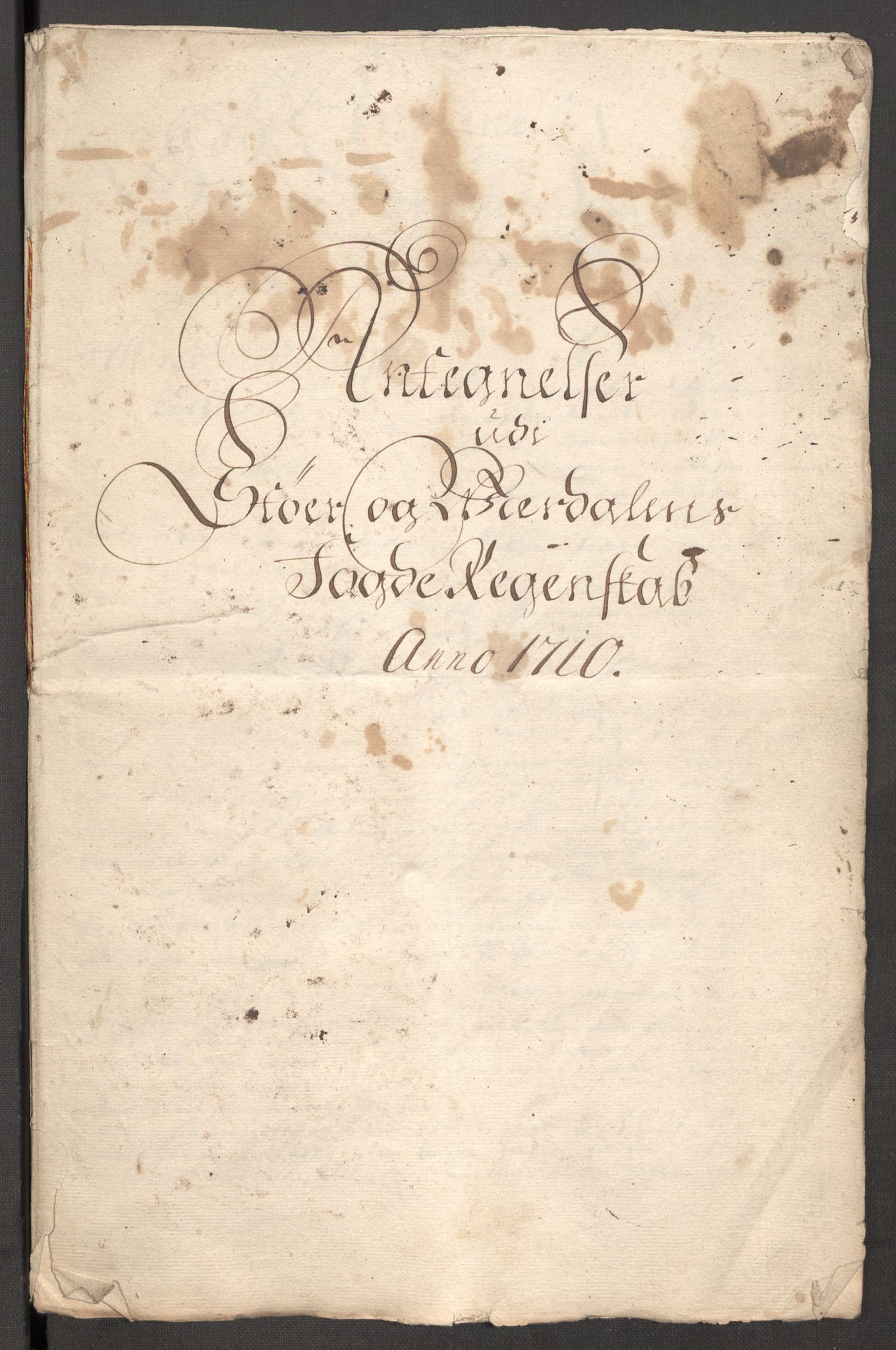 Rentekammeret inntil 1814, Reviderte regnskaper, Fogderegnskap, AV/RA-EA-4092/R62/L4200: Fogderegnskap Stjørdal og Verdal, 1710, p. 267